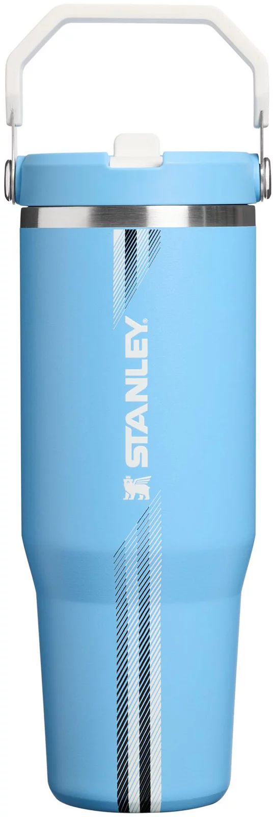 Stanley 30 oz. IceFlow 2.0 Flip Straw Tumbler - Team Light Blue White