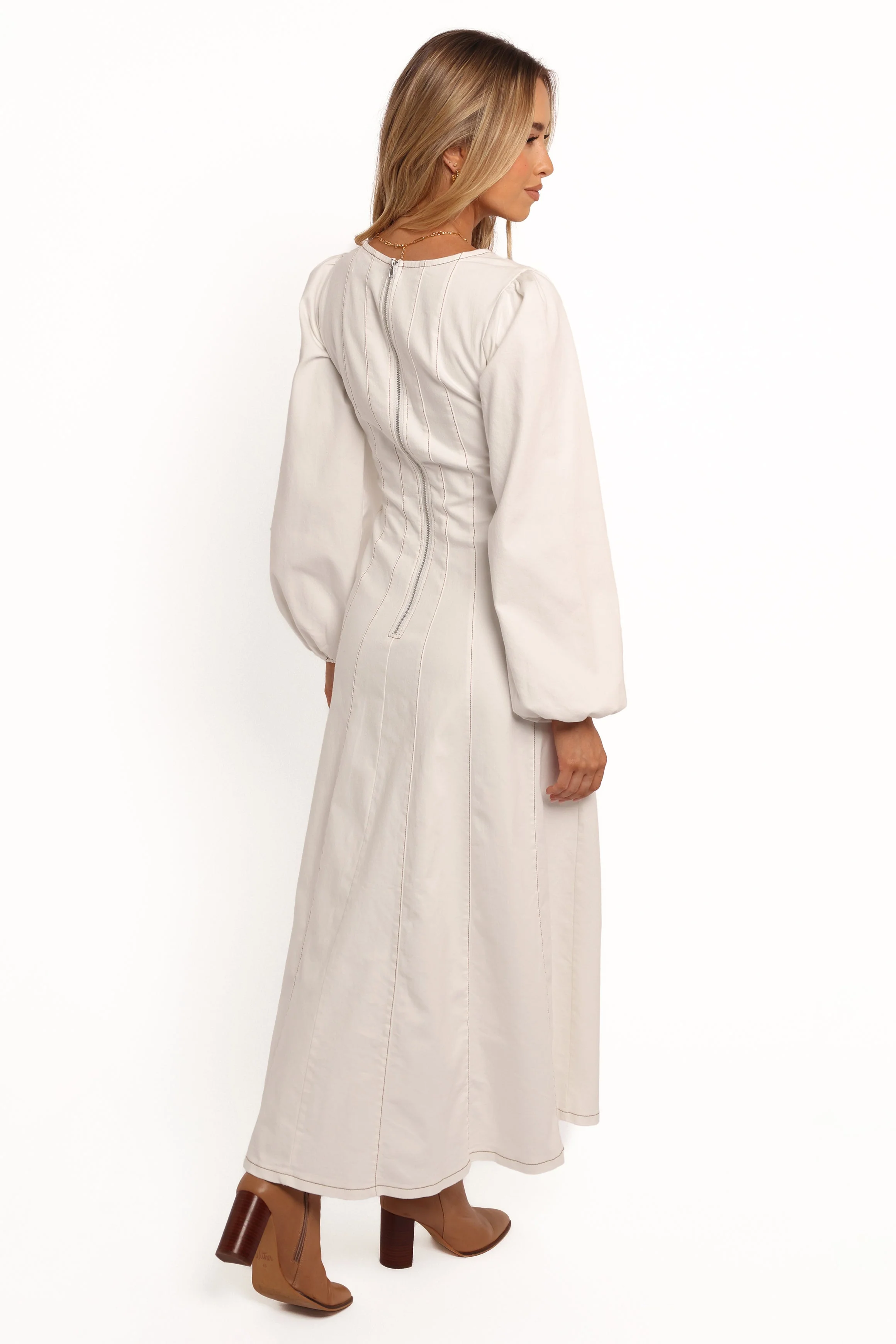 Cilla Midi Dress - White