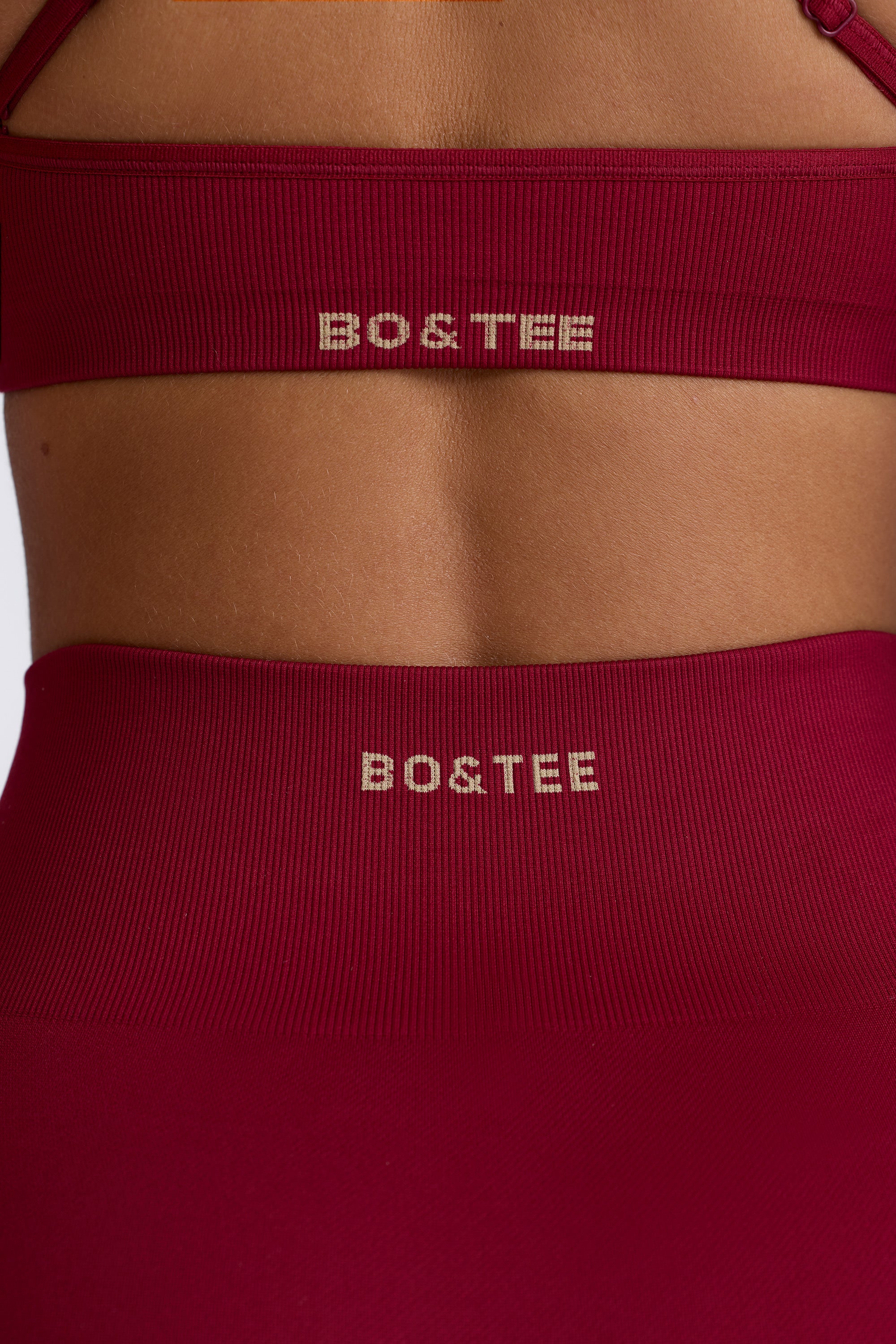 Super Sculpt Seamless Leggings in Burgundy
