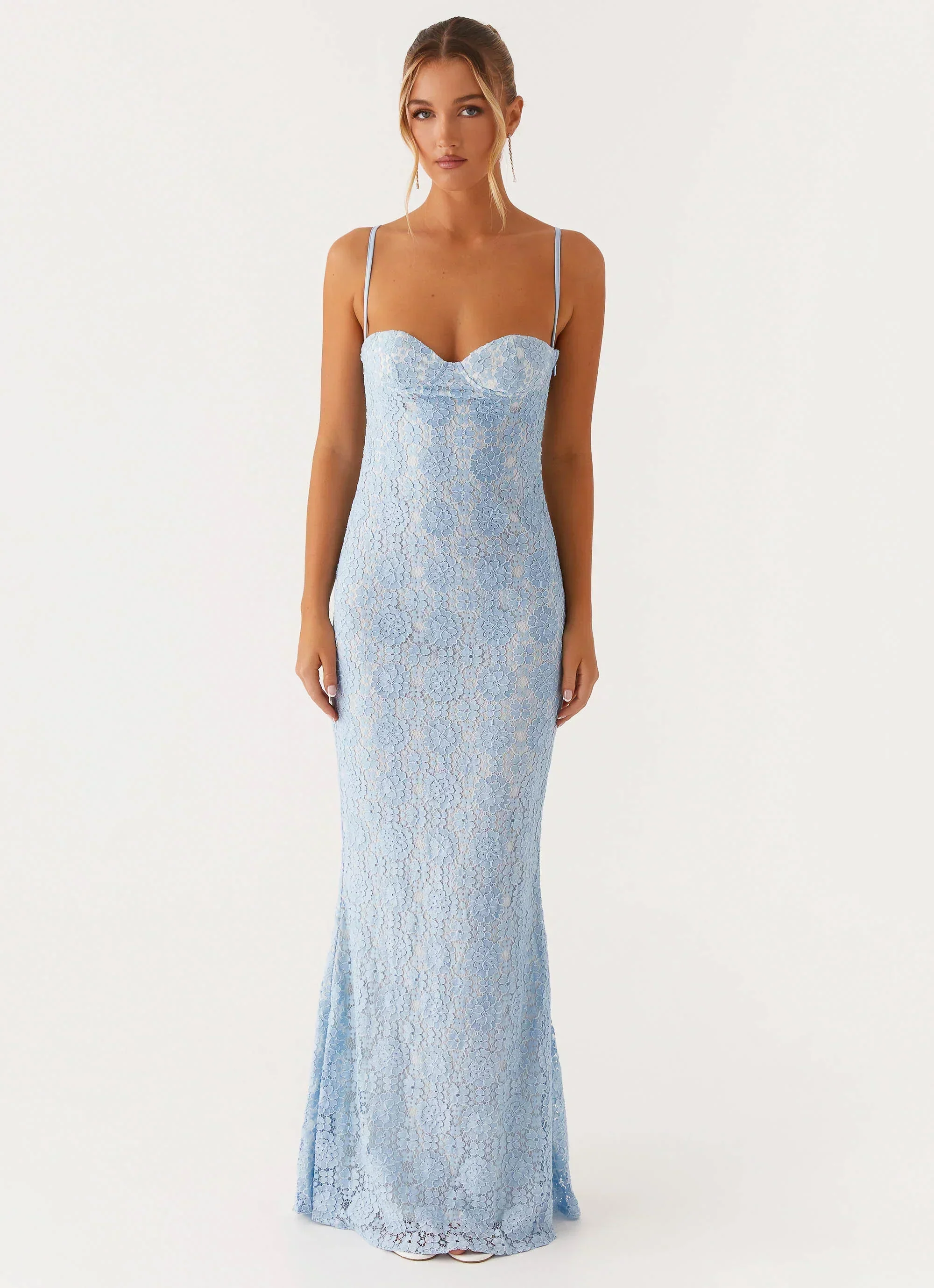 Sonia Maxi Dress - Blue - luluinthesky