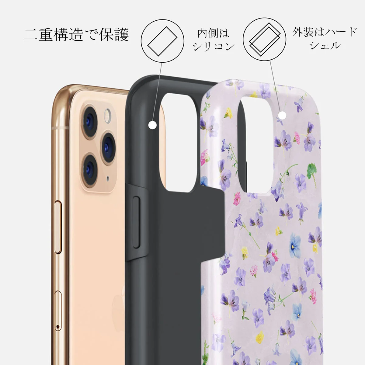 Wildflower - iPhone 11 Pro Max ケース