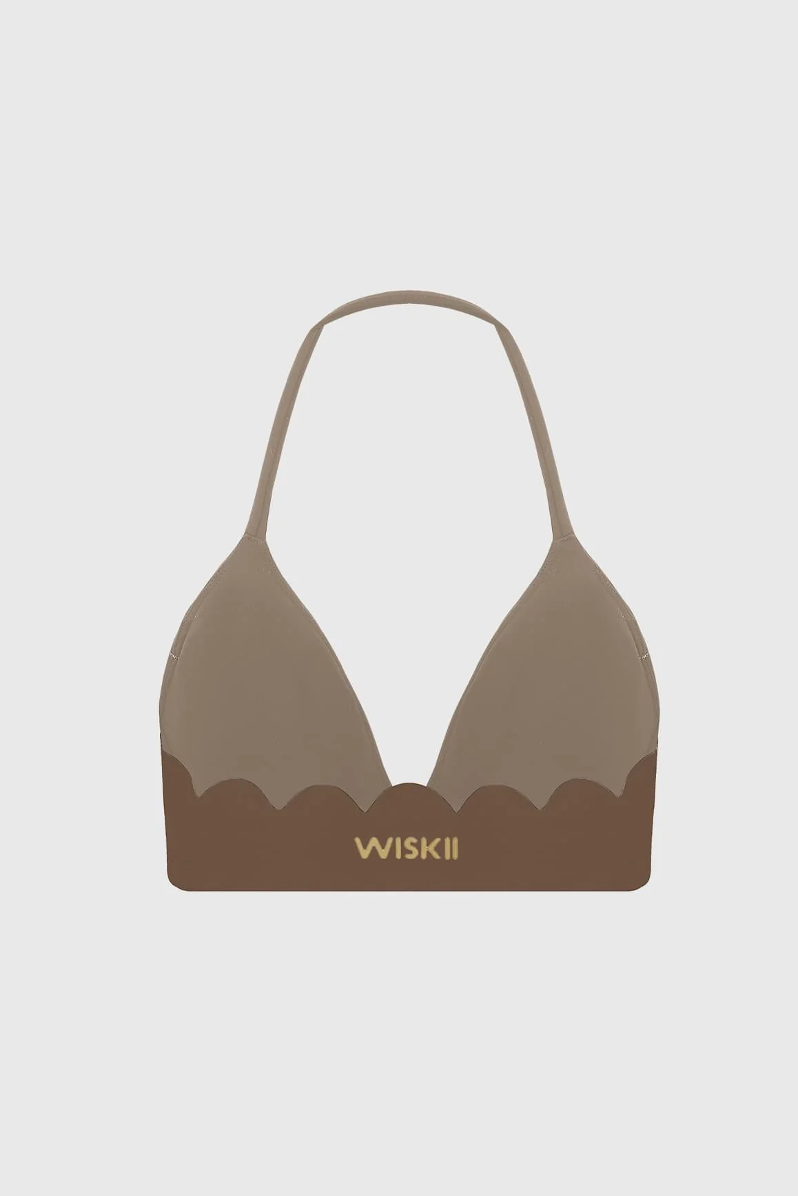 Scallop Contour Halter Bra