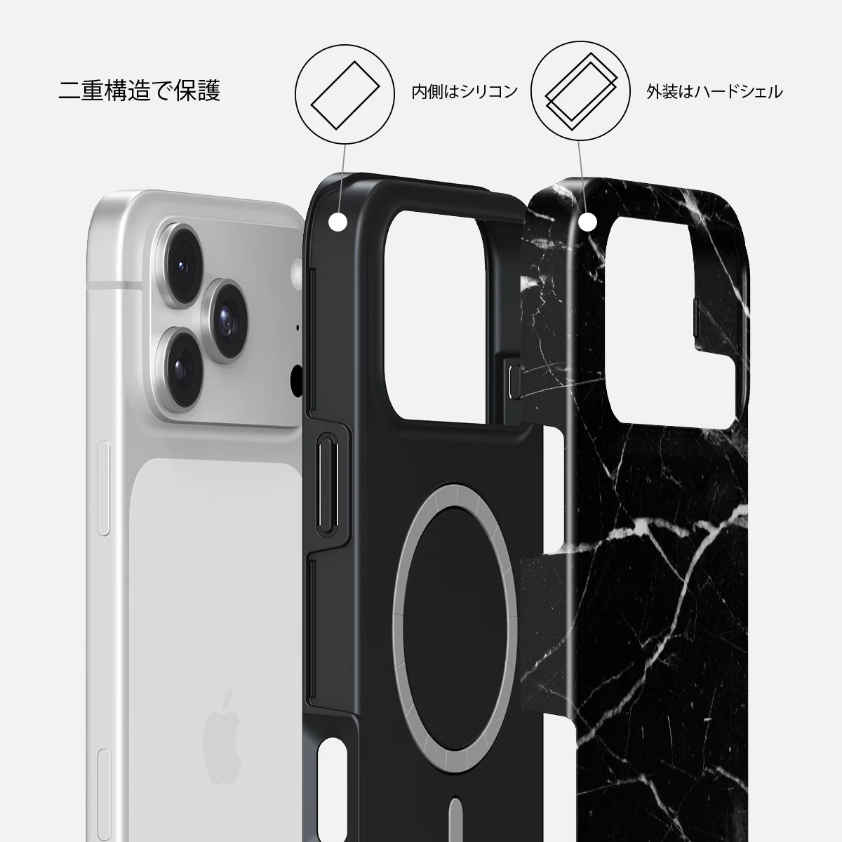 Noir Origin - iPhone 18 Pro ケース