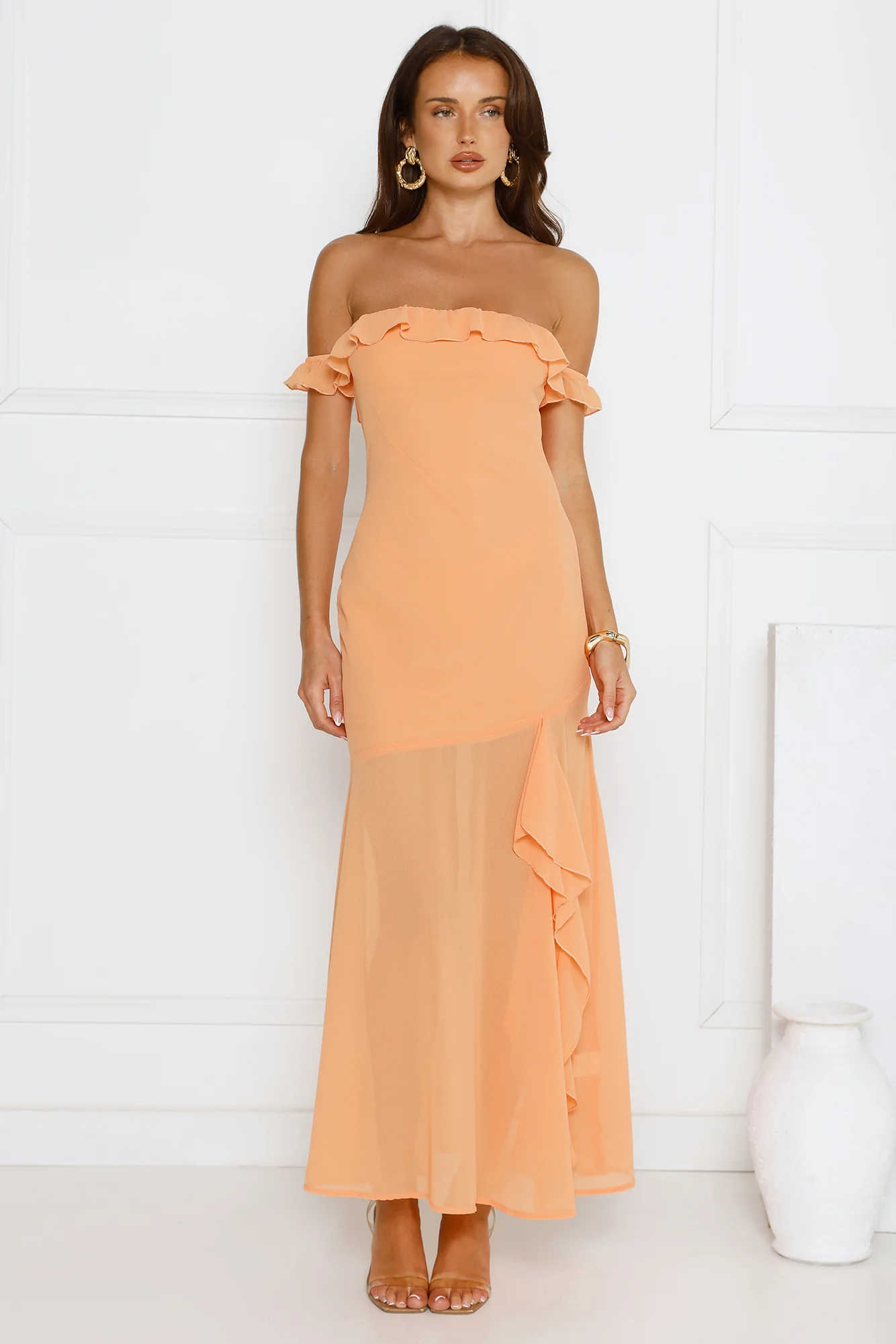 Flirt With Style Maxi Dress Orange