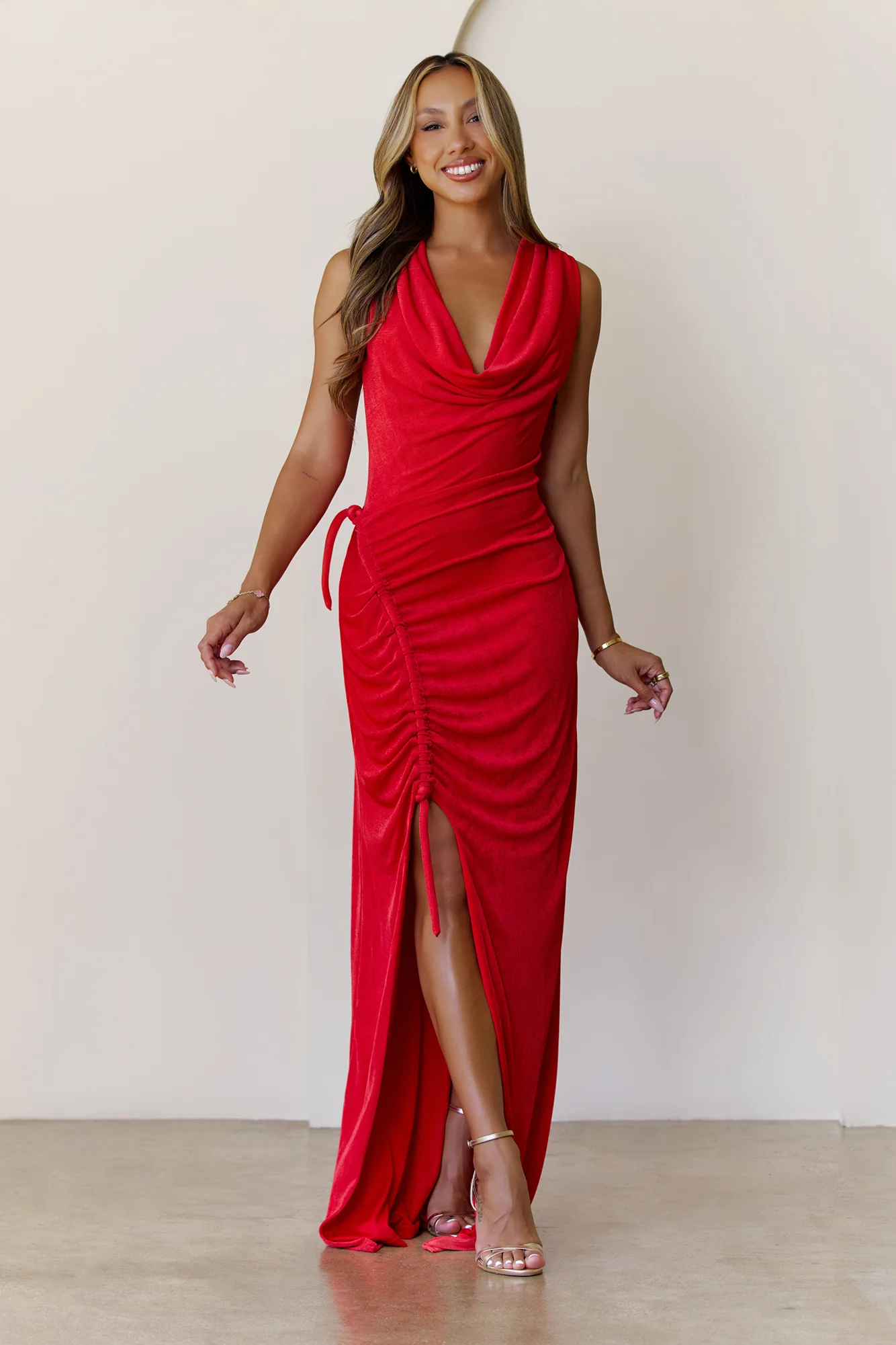 Nightfall Icon Maxi Dress Coral