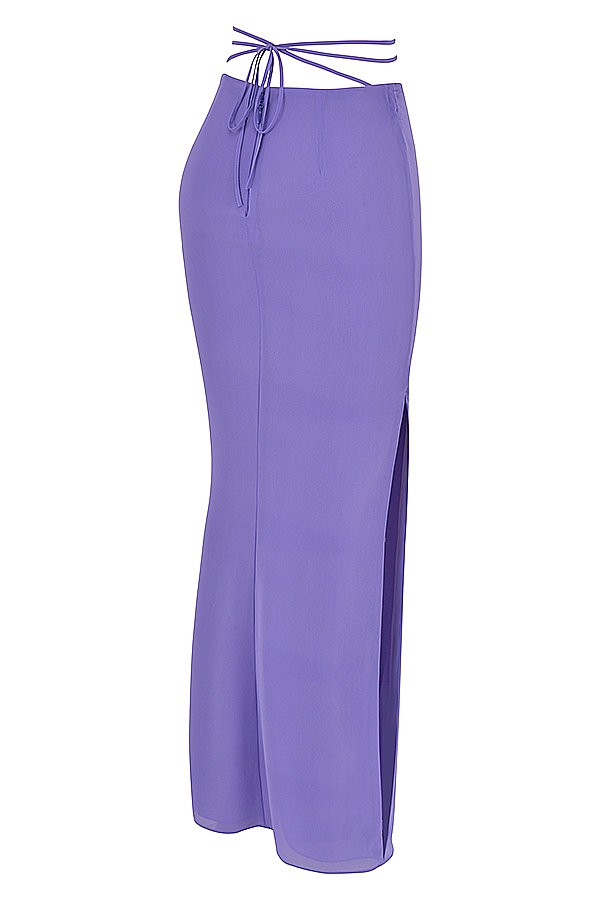 Violet Cutout Maxi Skirt
