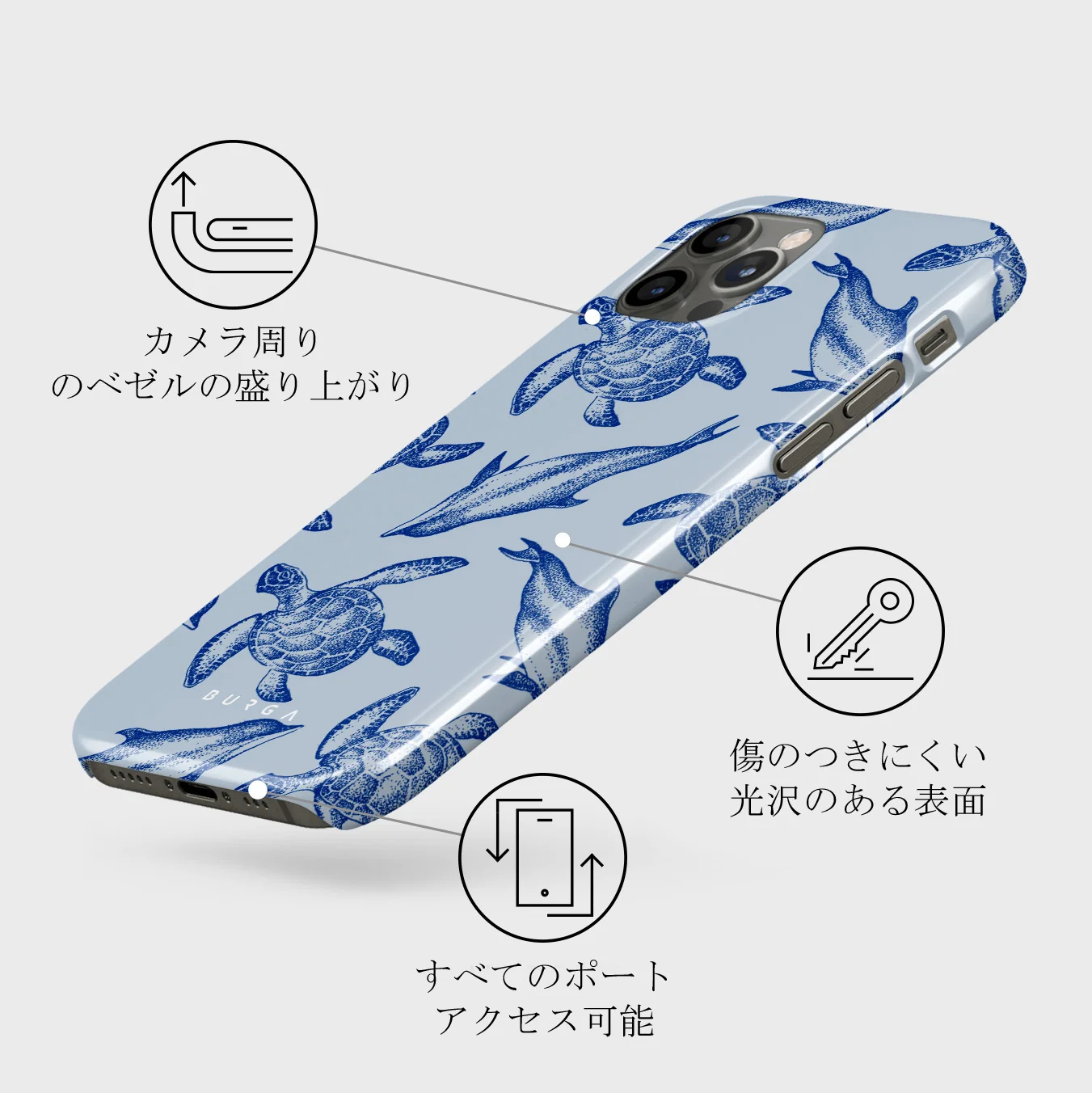 Aquatic Dance - iPhone 12 Pro ケース
