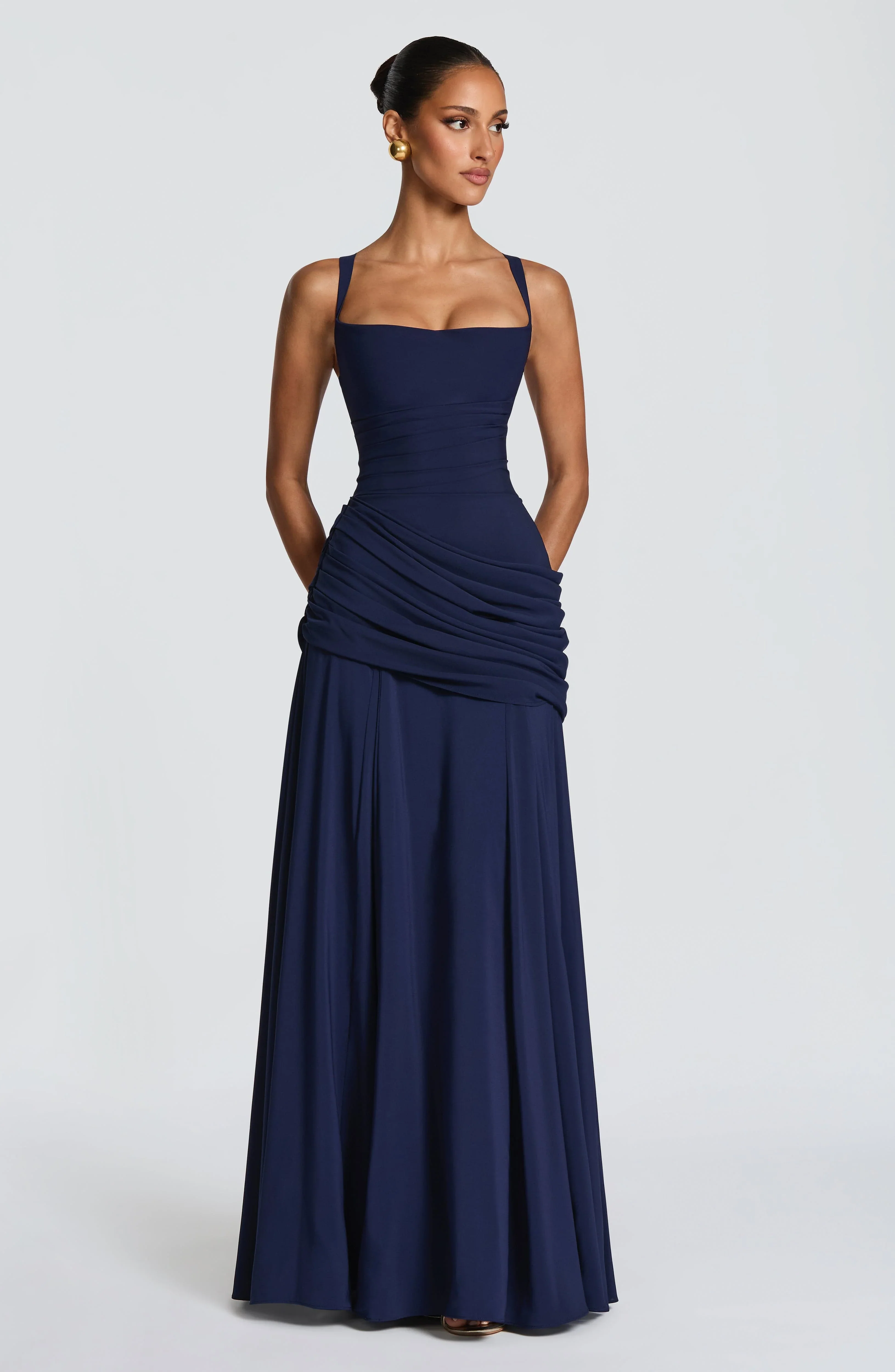 Sura Maxi Dress - Navy