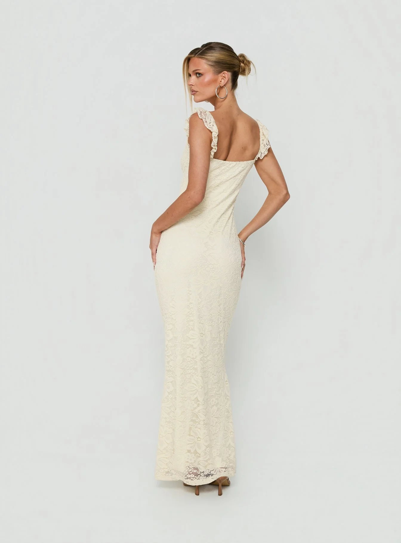 Beacall Maxi Dress Lemon - luluinthesky