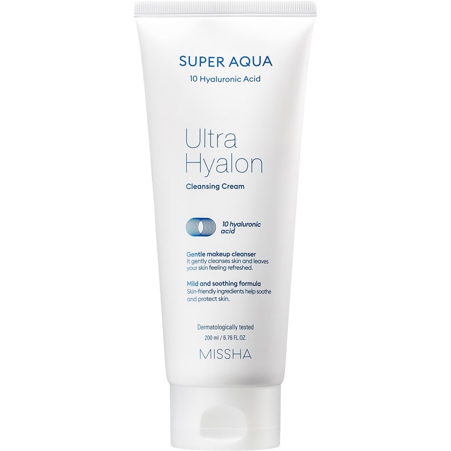 MISSHA Czyszczenie Ultra Hialuronowy krem oczyszczający Super Aqua