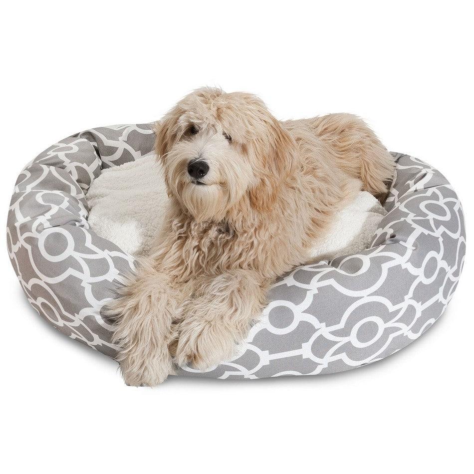 Athens Sherpa Bagel Dog Bed