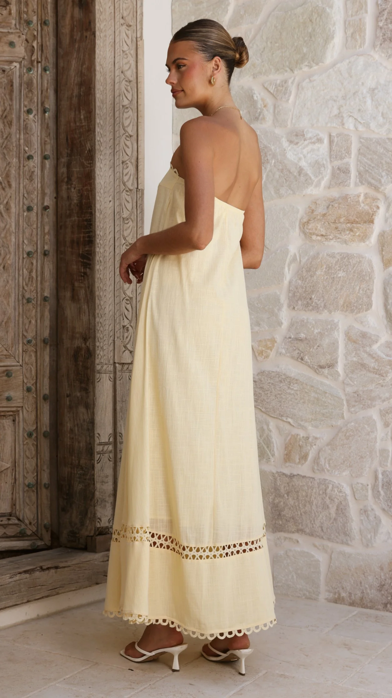 Sandra Maxi Dress - Yellow - luluinthesky