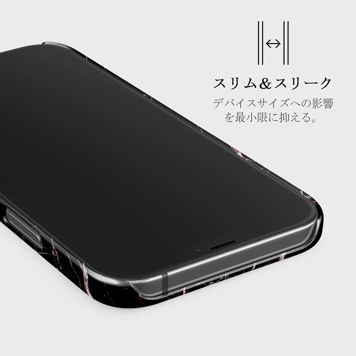 Rose Gold Marble - iPhone 12 Pro ケース