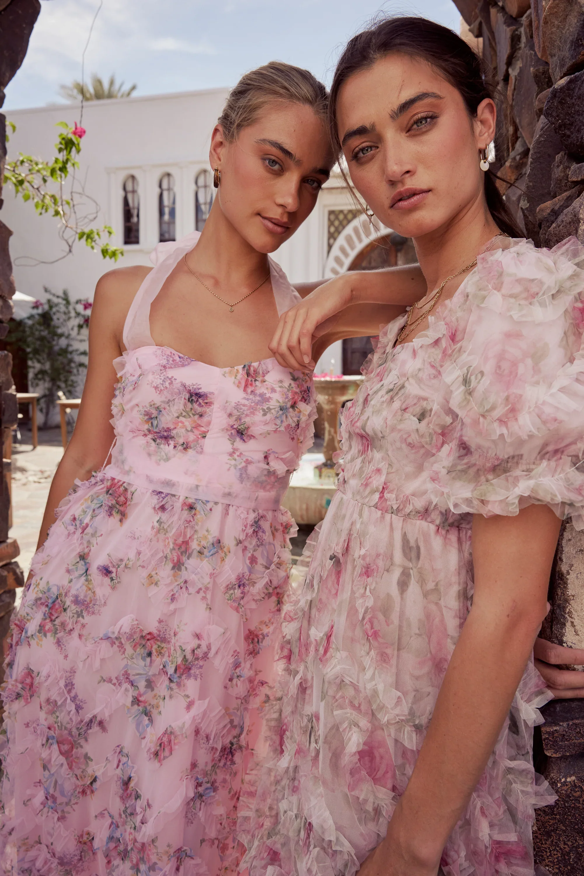 Marina Ruffle Maxi Dress