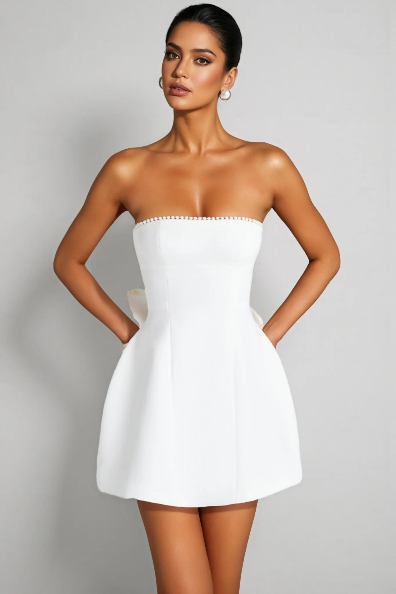 Raymos Backless Butterfly Mini Dress - luluinthesky