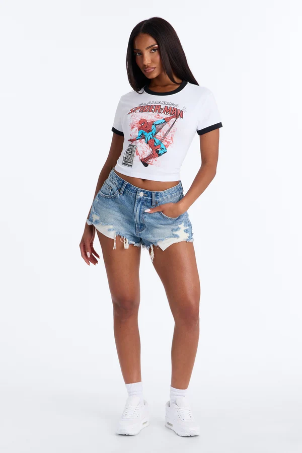 Spiderman Ringer Tee