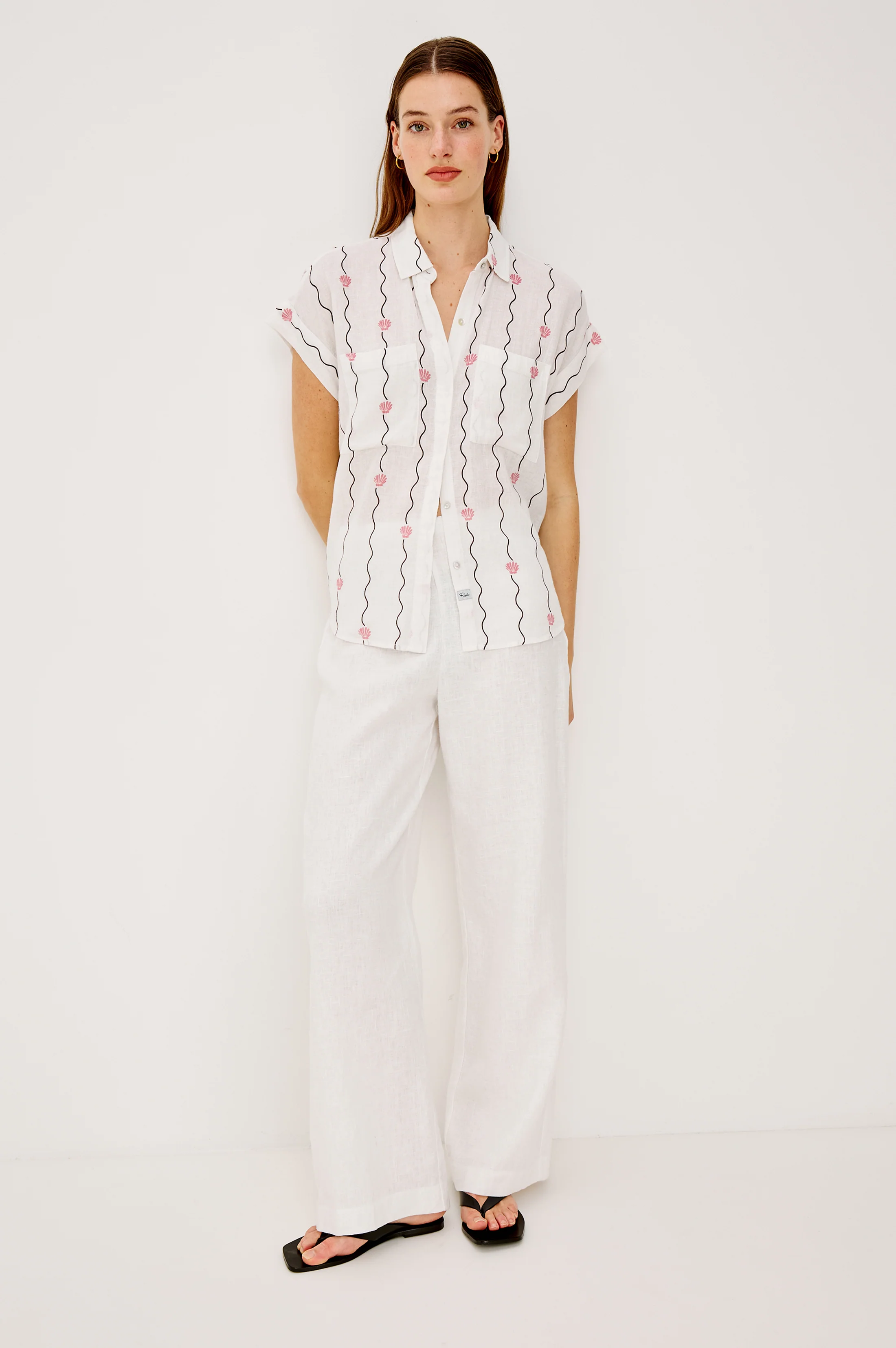Cito Shirt - Striped Seashells