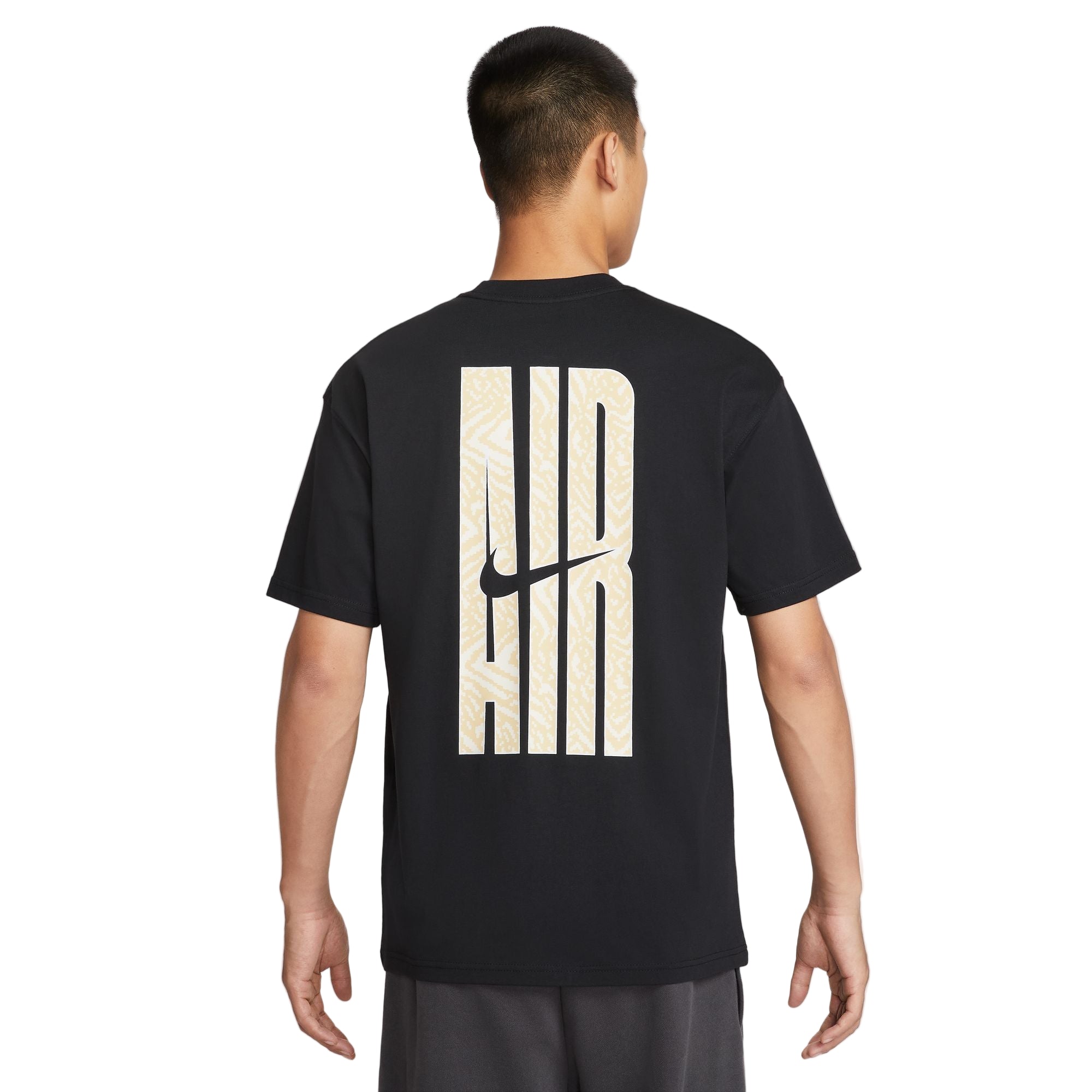 NIKE Air Max 90 Tee Men's Round Neck Black HQ9249-010