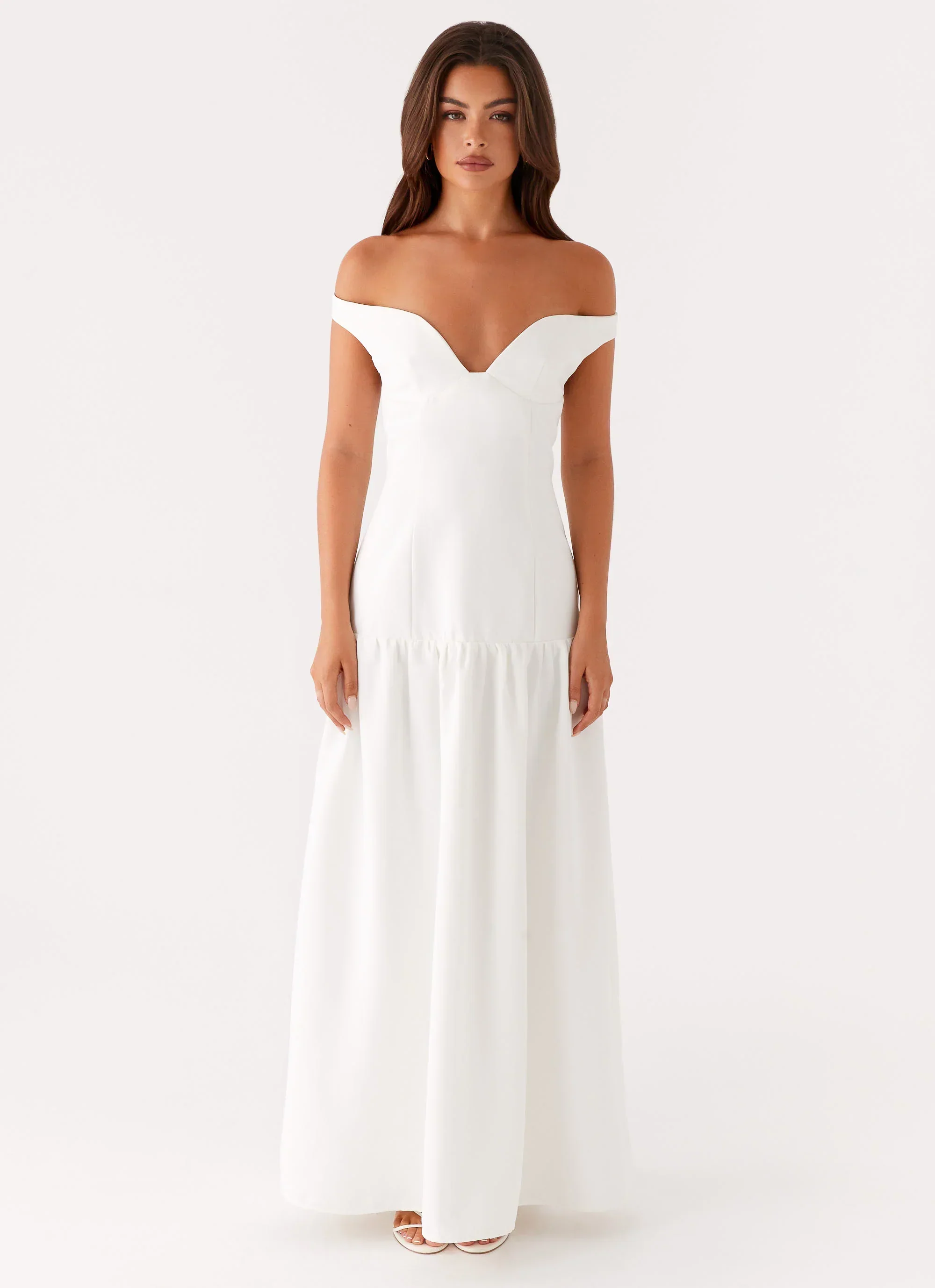 Basel Maxi Dress - White - luluinthesky