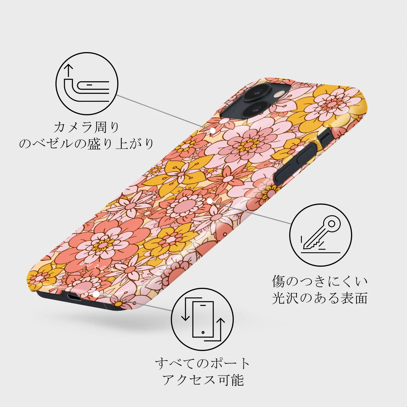 Garden Brunch - Floral iPhone 13 ケース