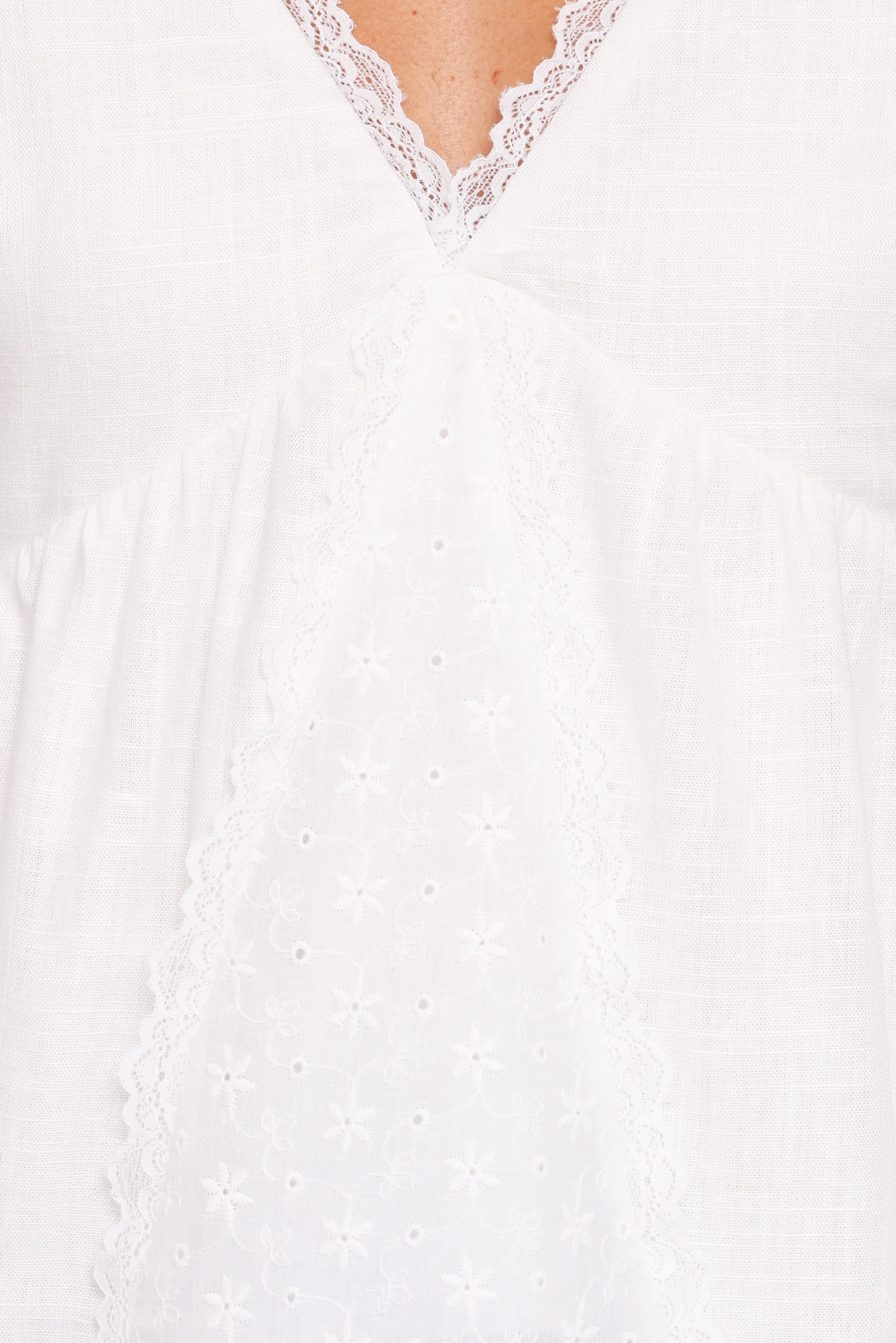 Aminta Top - White