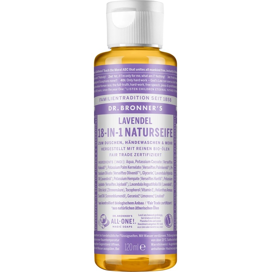 Dr. Bronner's Mydła w płynie Naturalne mydło lawendowe 18 w 1