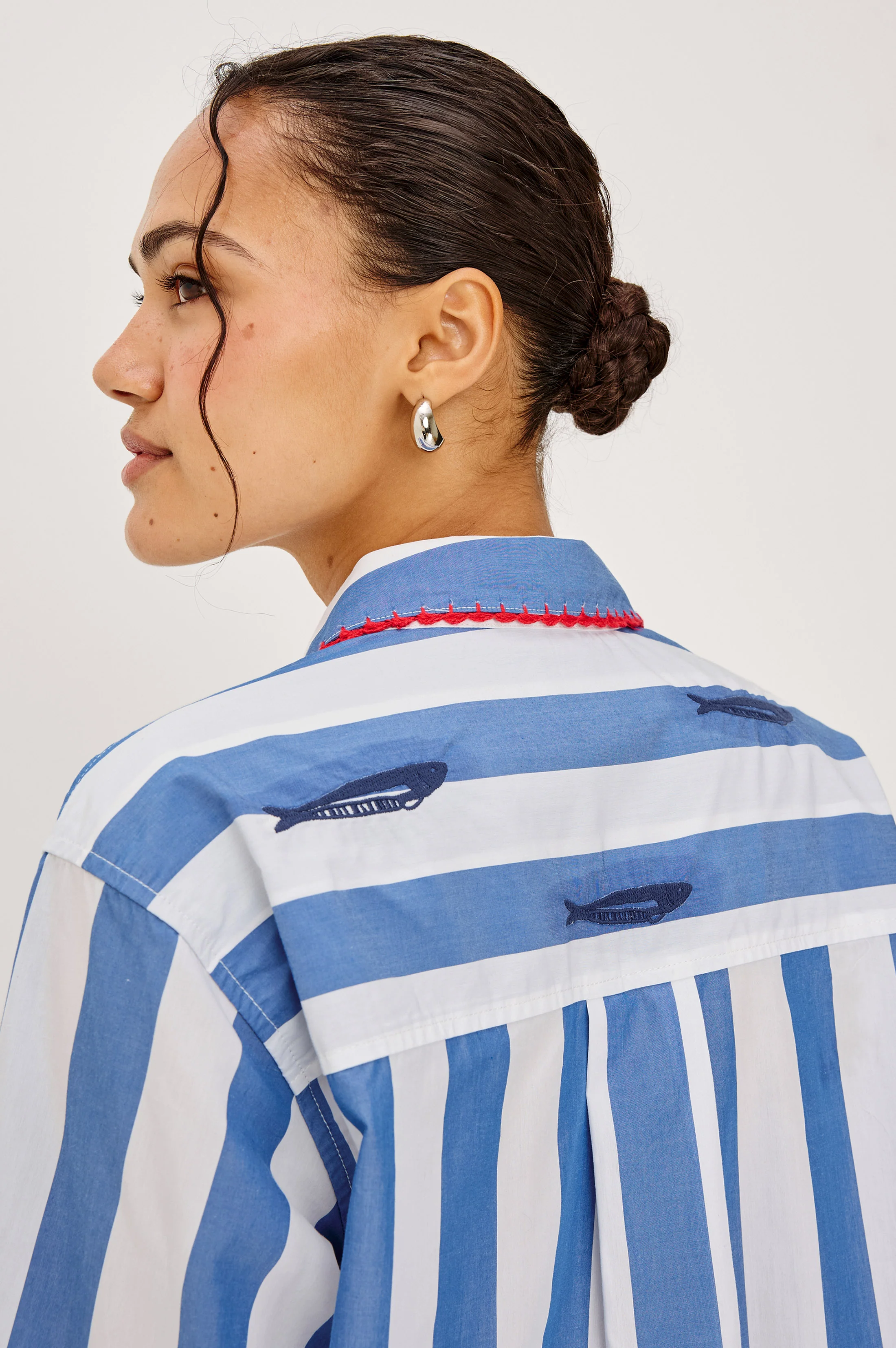 Rails X Giadzy Elsa Shirt - Dolce Vita Embroidery