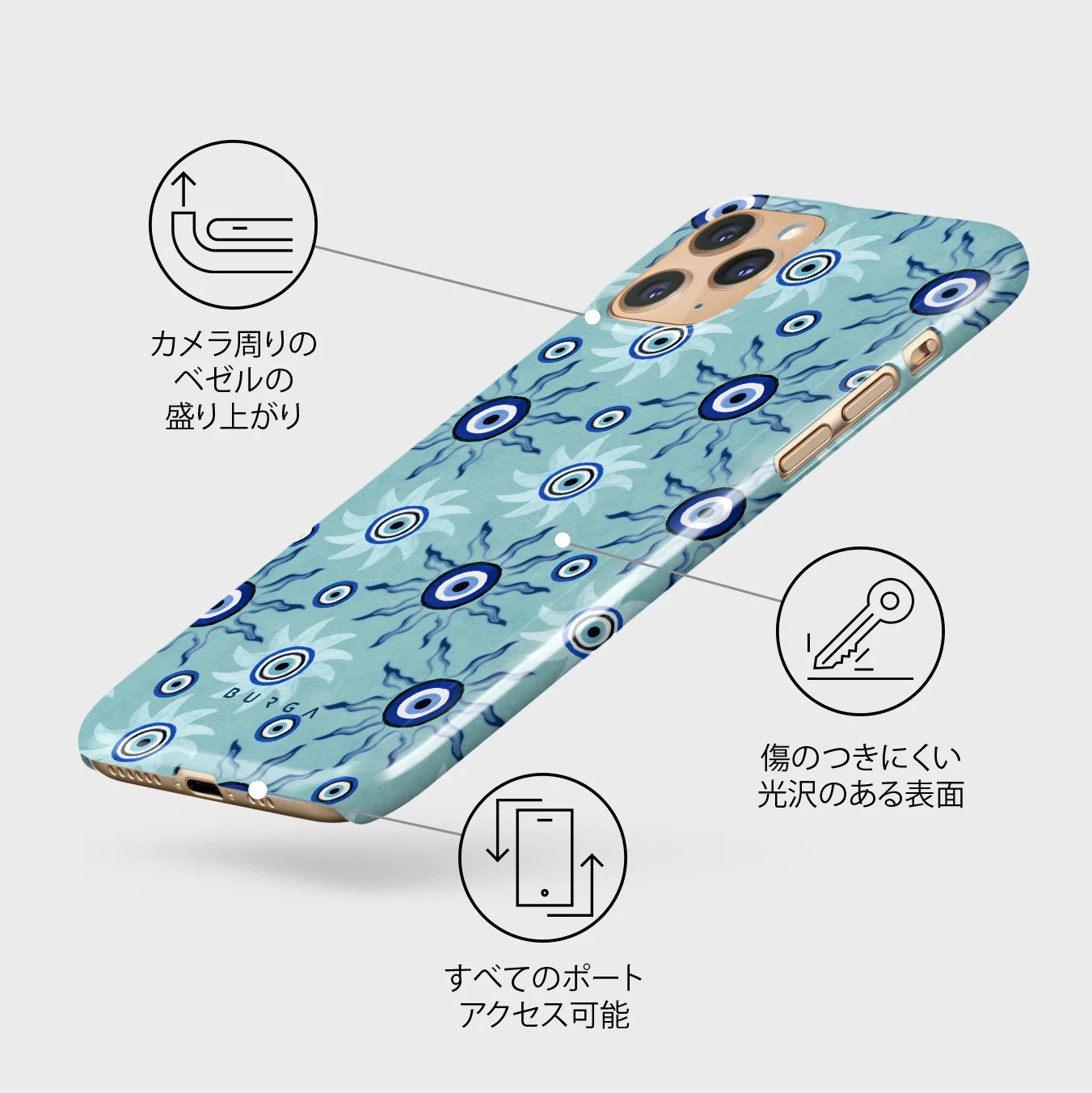 Blue Gaze - iPhone 11 Pro Max ケース