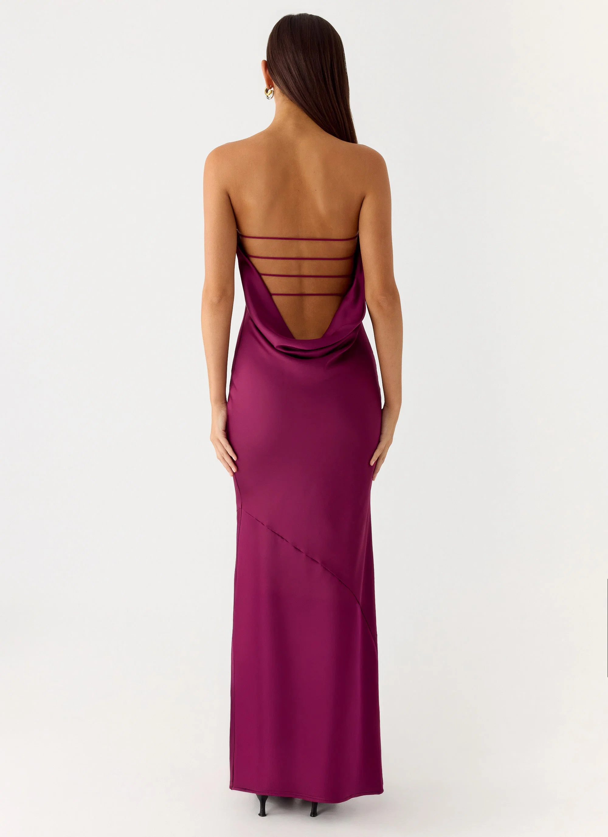 Endless Nights Maxi Dress - Plum