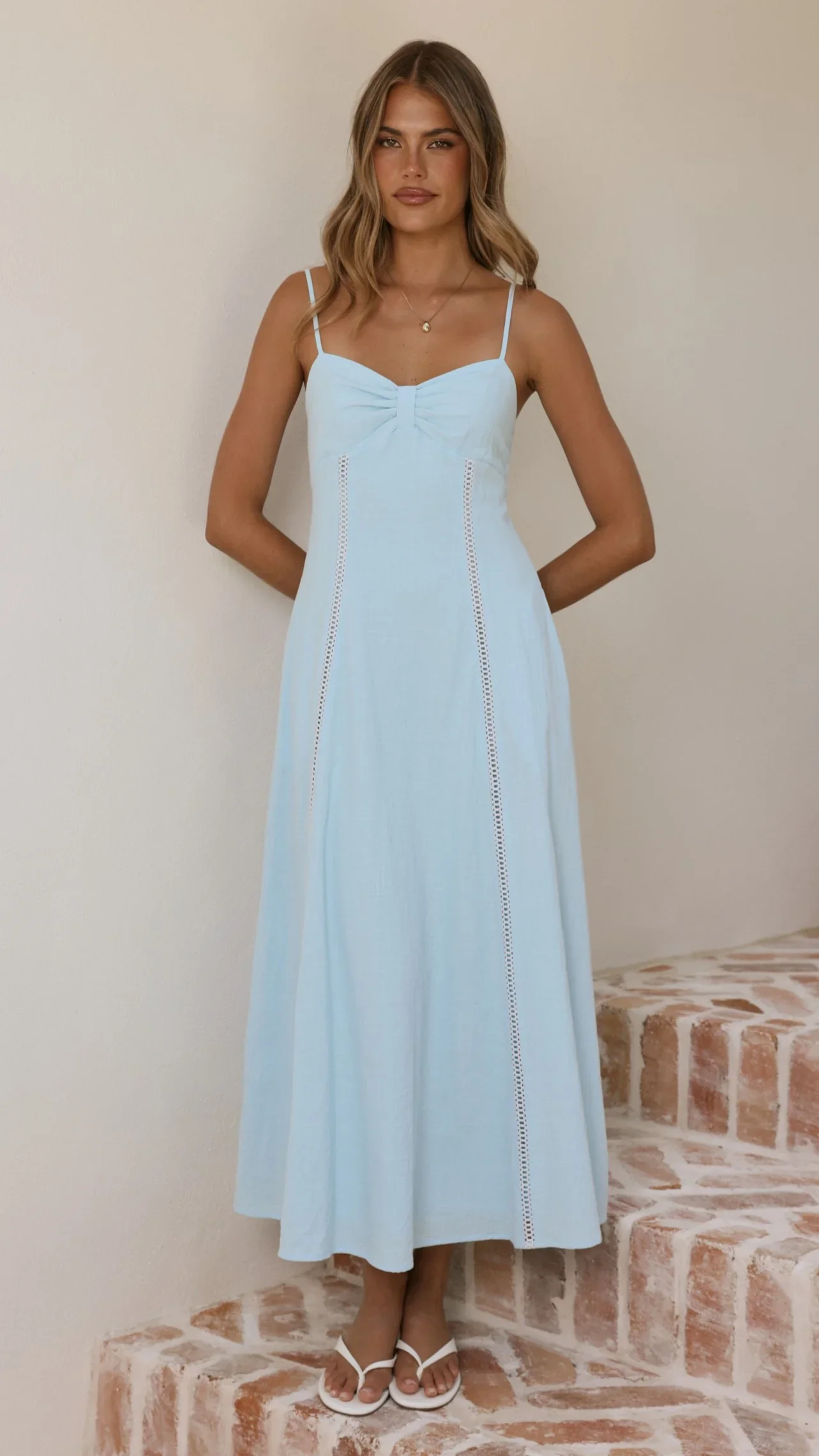 Suri Maxi Dress - Blue - luluinthesky