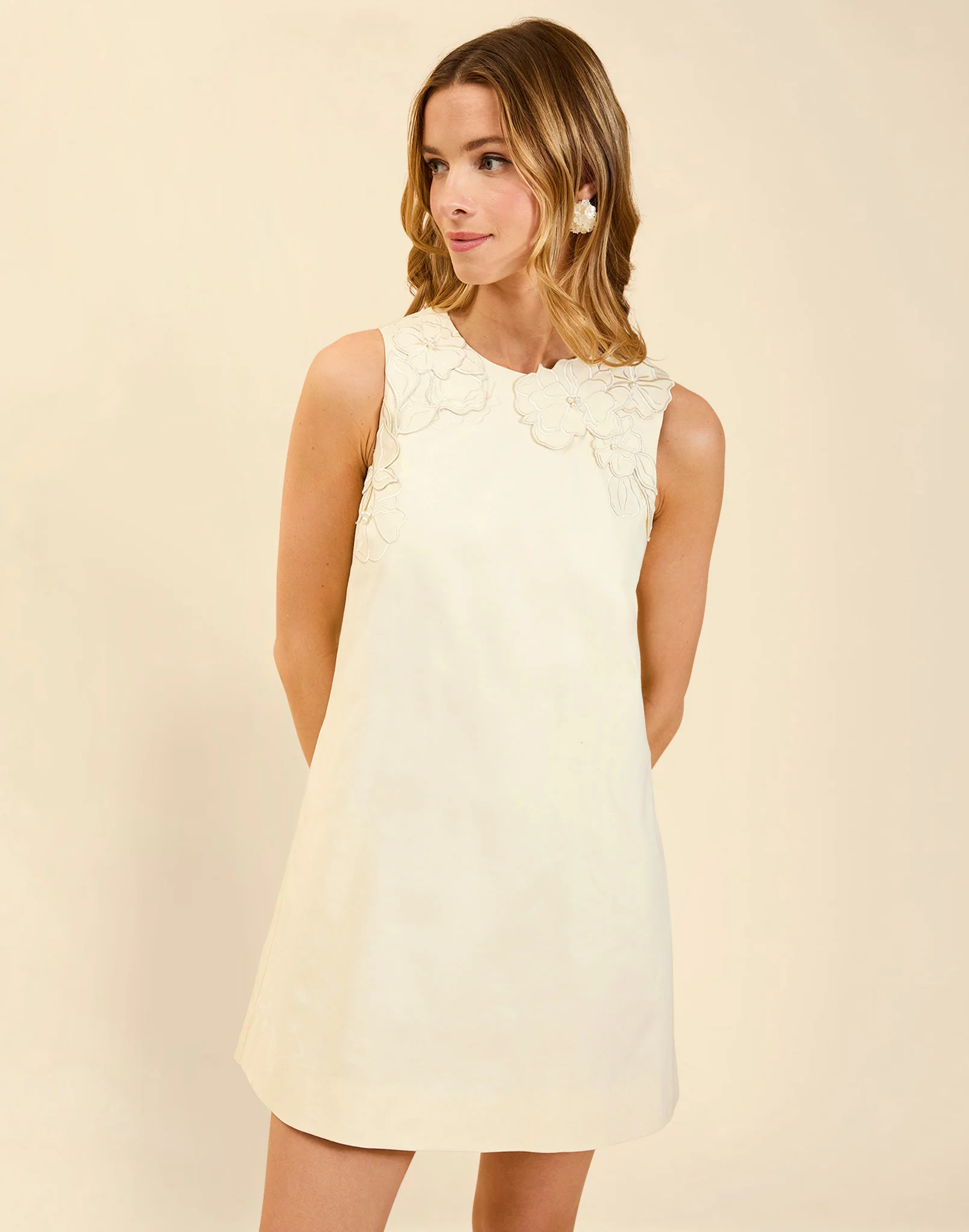 Juniper Embroidered Shift Mini