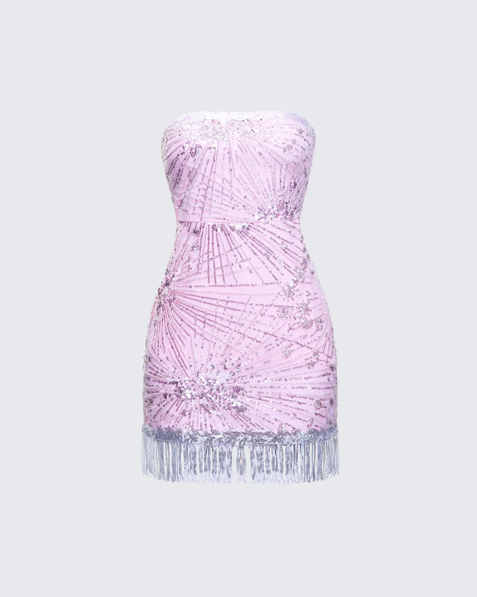 Jocelyn Pink Sequin Mini Dress