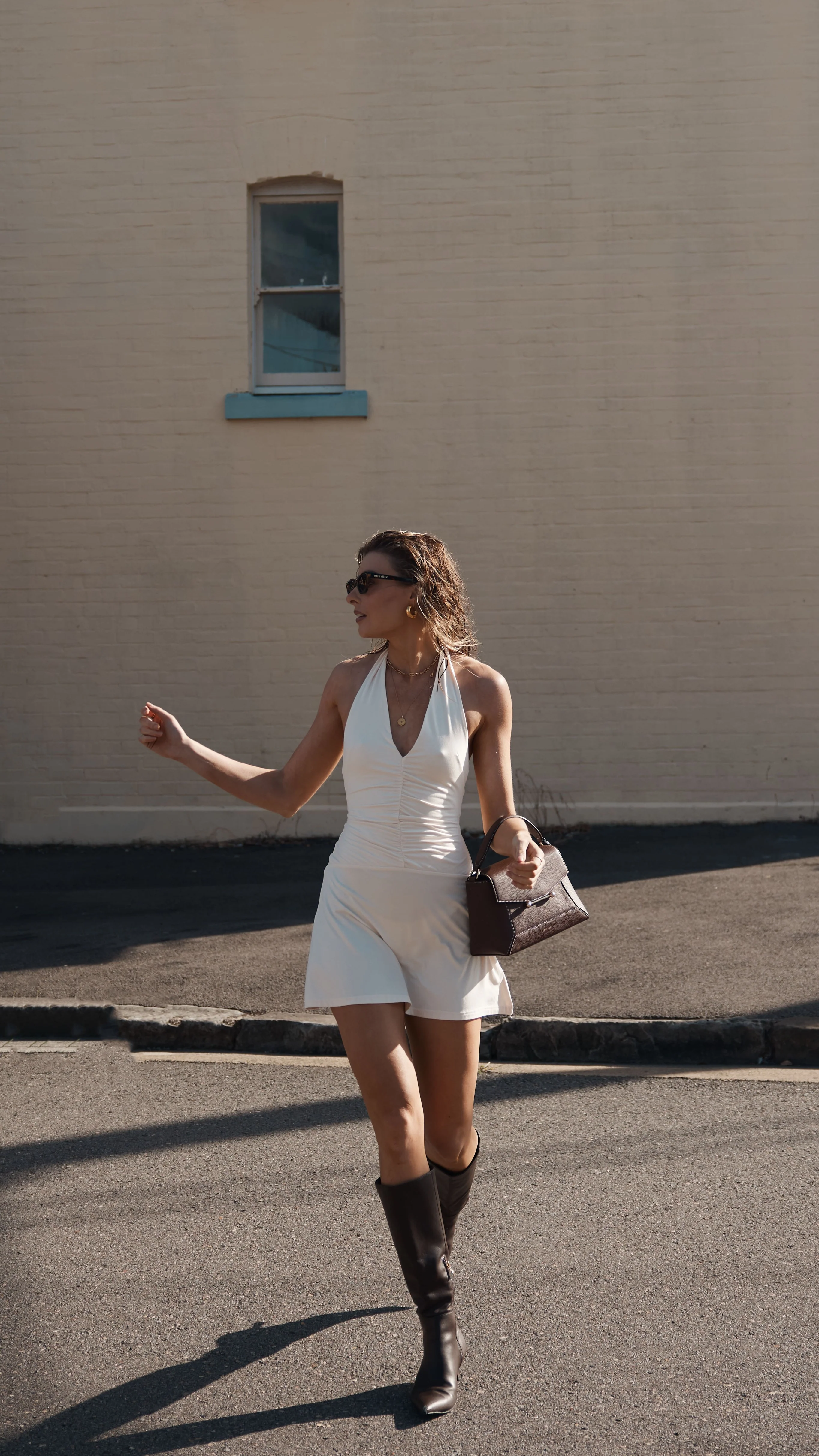 Milla Mini Dress - Cream - luluinthesky