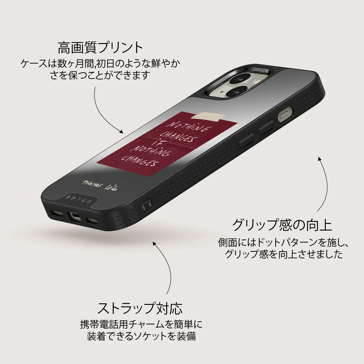 Nothing Changes - iPhone 13 ケース