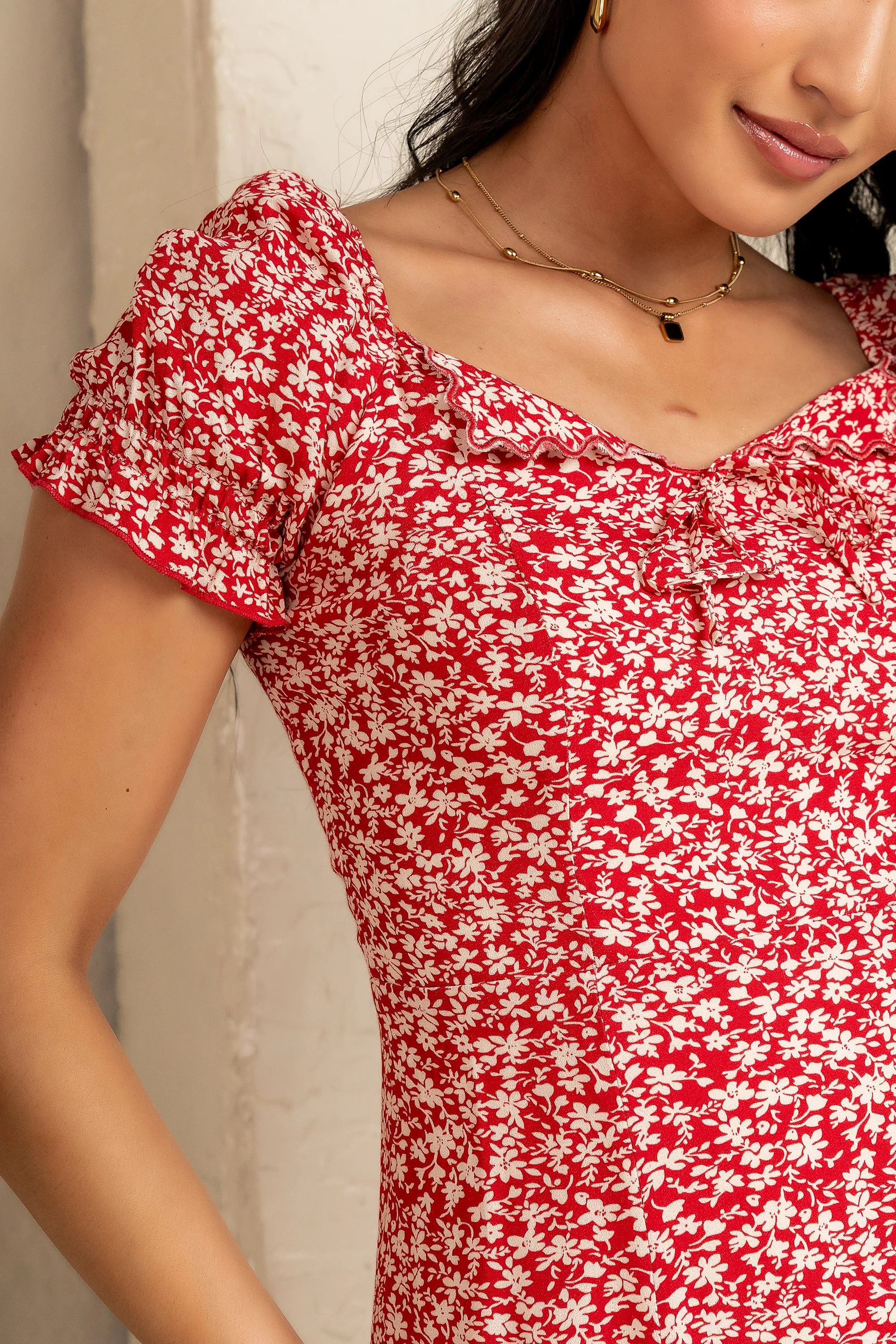 Marlow Maxi Dress in Red