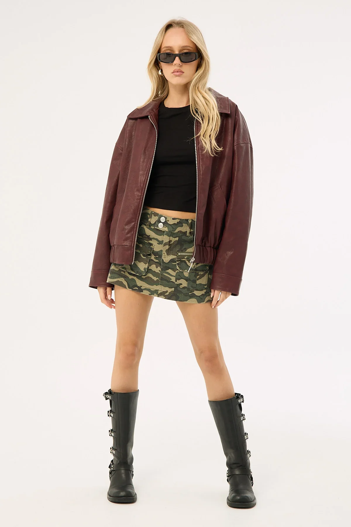 Neovision Nova Camo Cargo Mini Skirt Camouflage