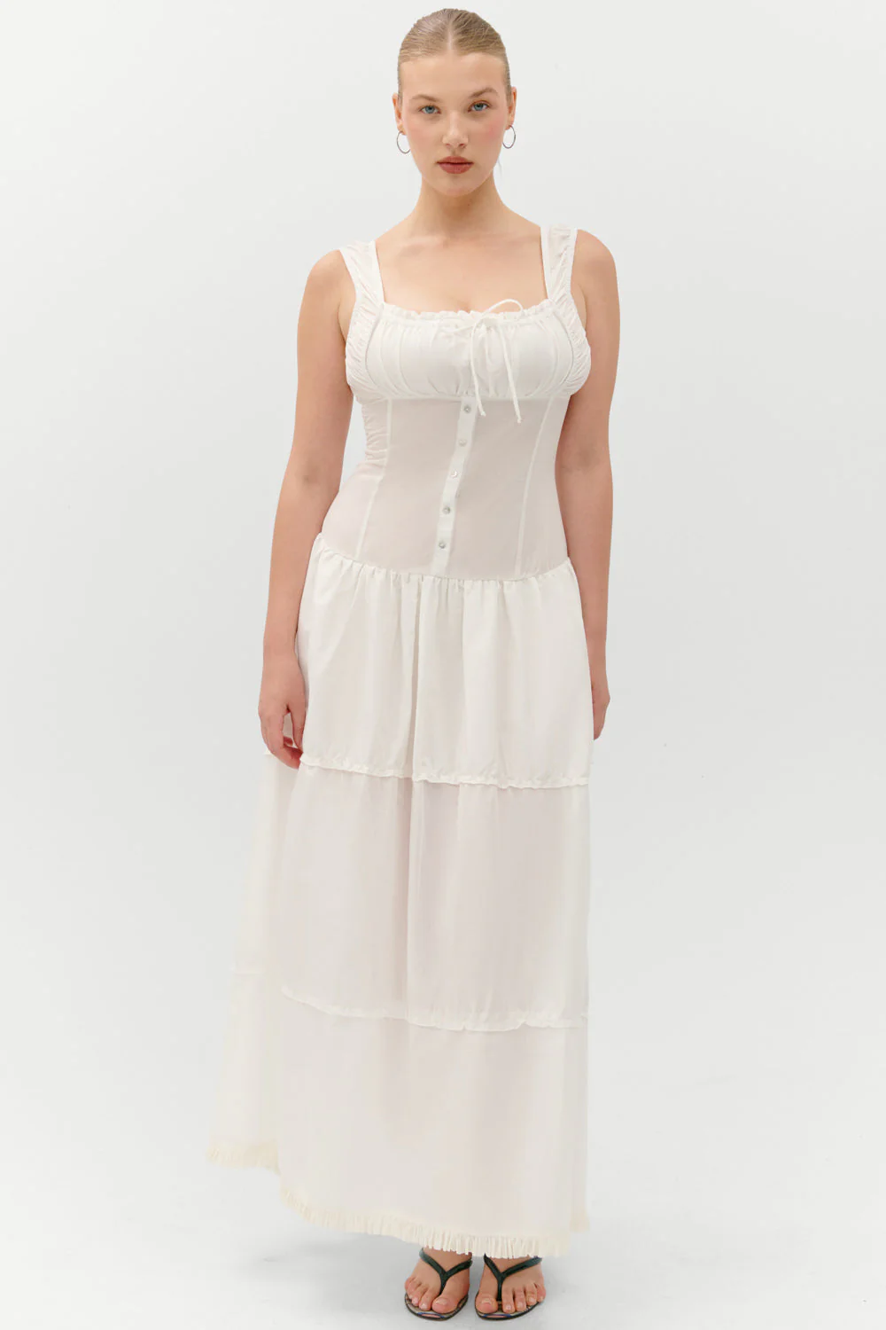 Christabelle Ruffle Maxi Dress - Sunrose