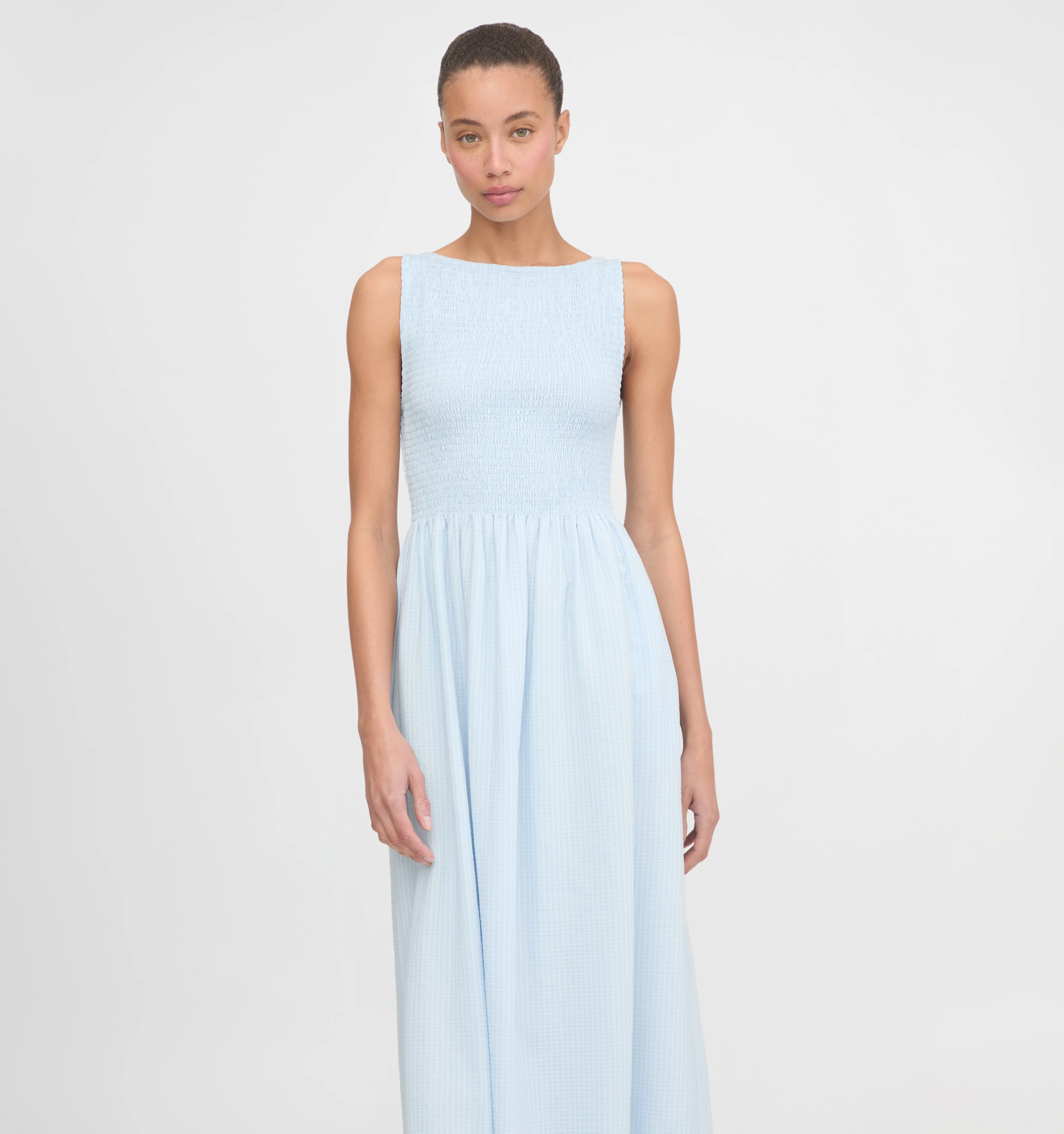 The Cosima Nap Dress - Pale Blue