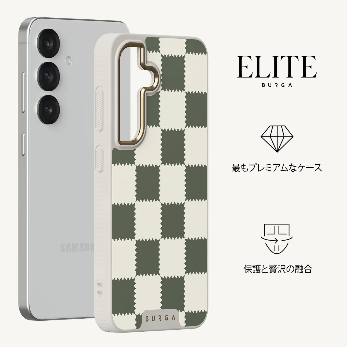 Retro Grid - Samsung Galaxy S25 Plus ケース