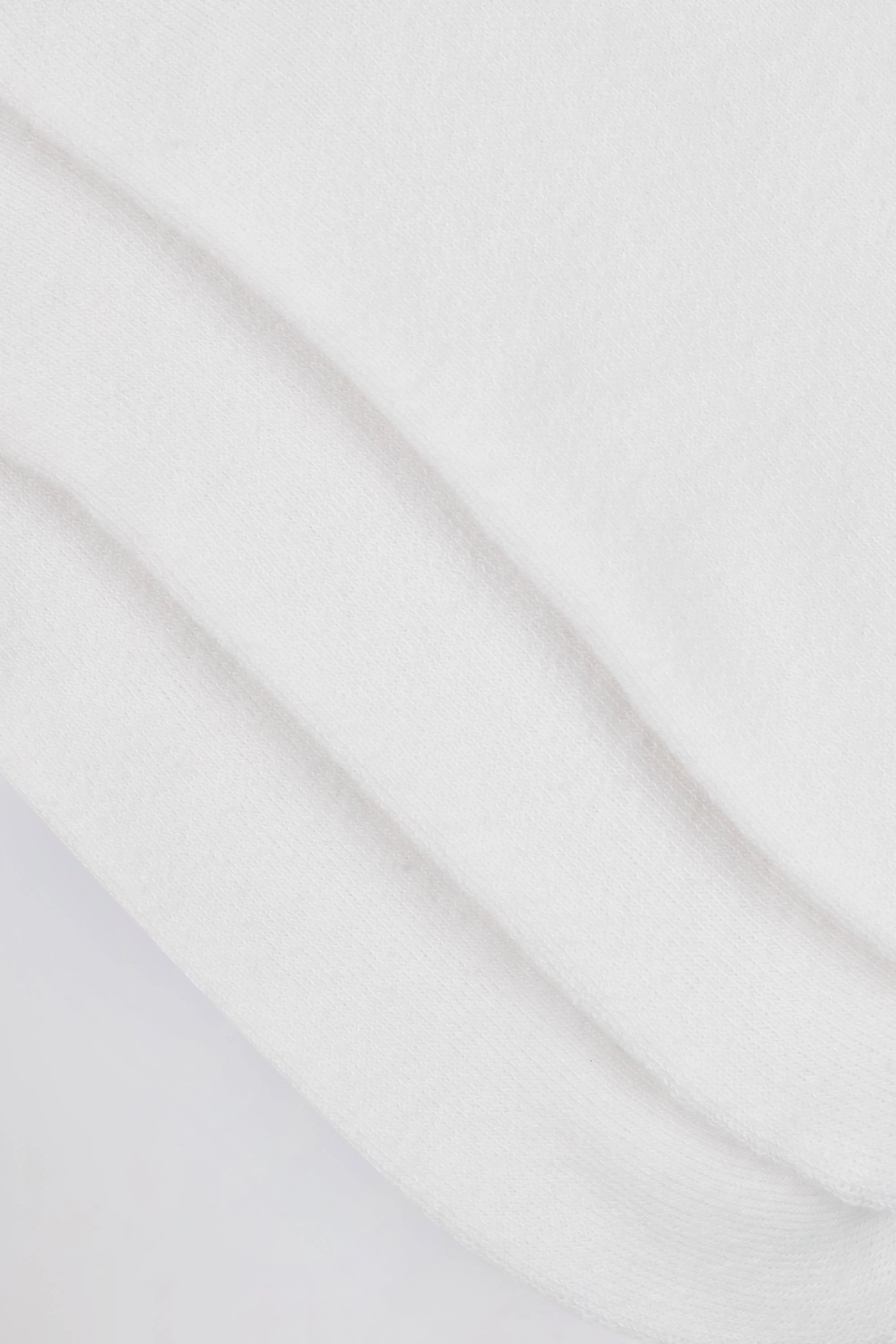 Ribbed Crew Sock Bundle in White
