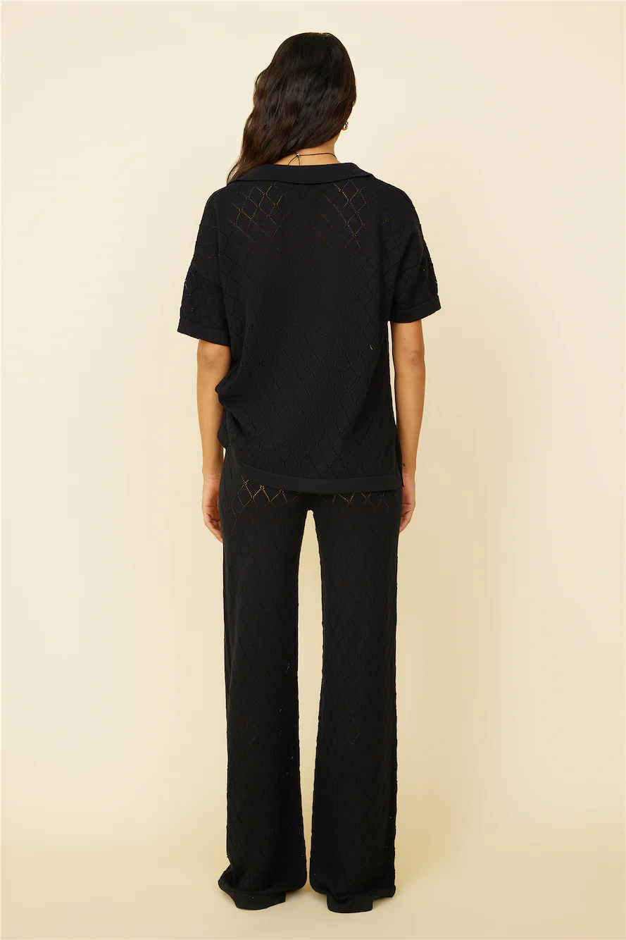 Angel Face Pants Black