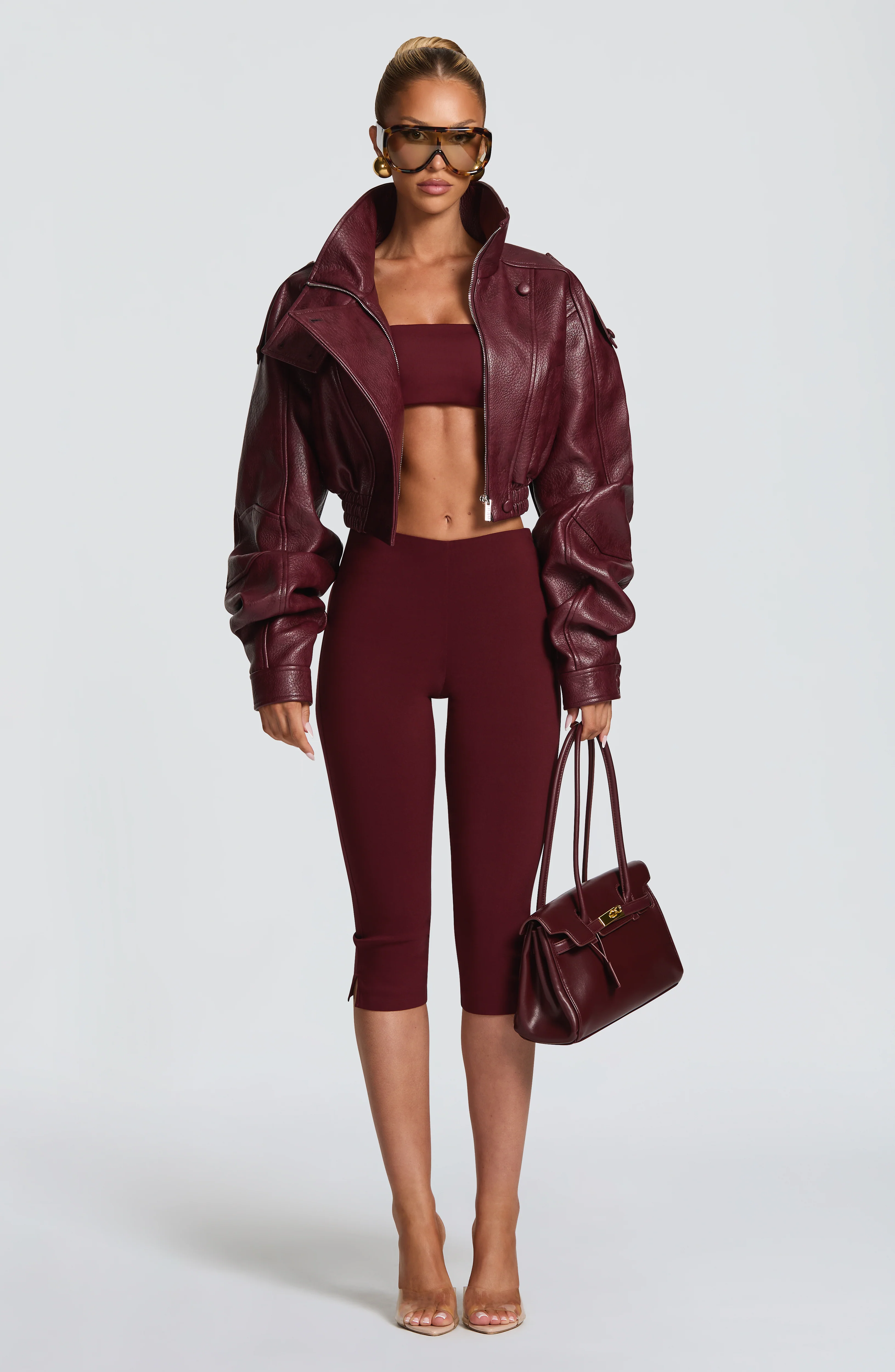 Bailey Jacket - Cherry Lacquer