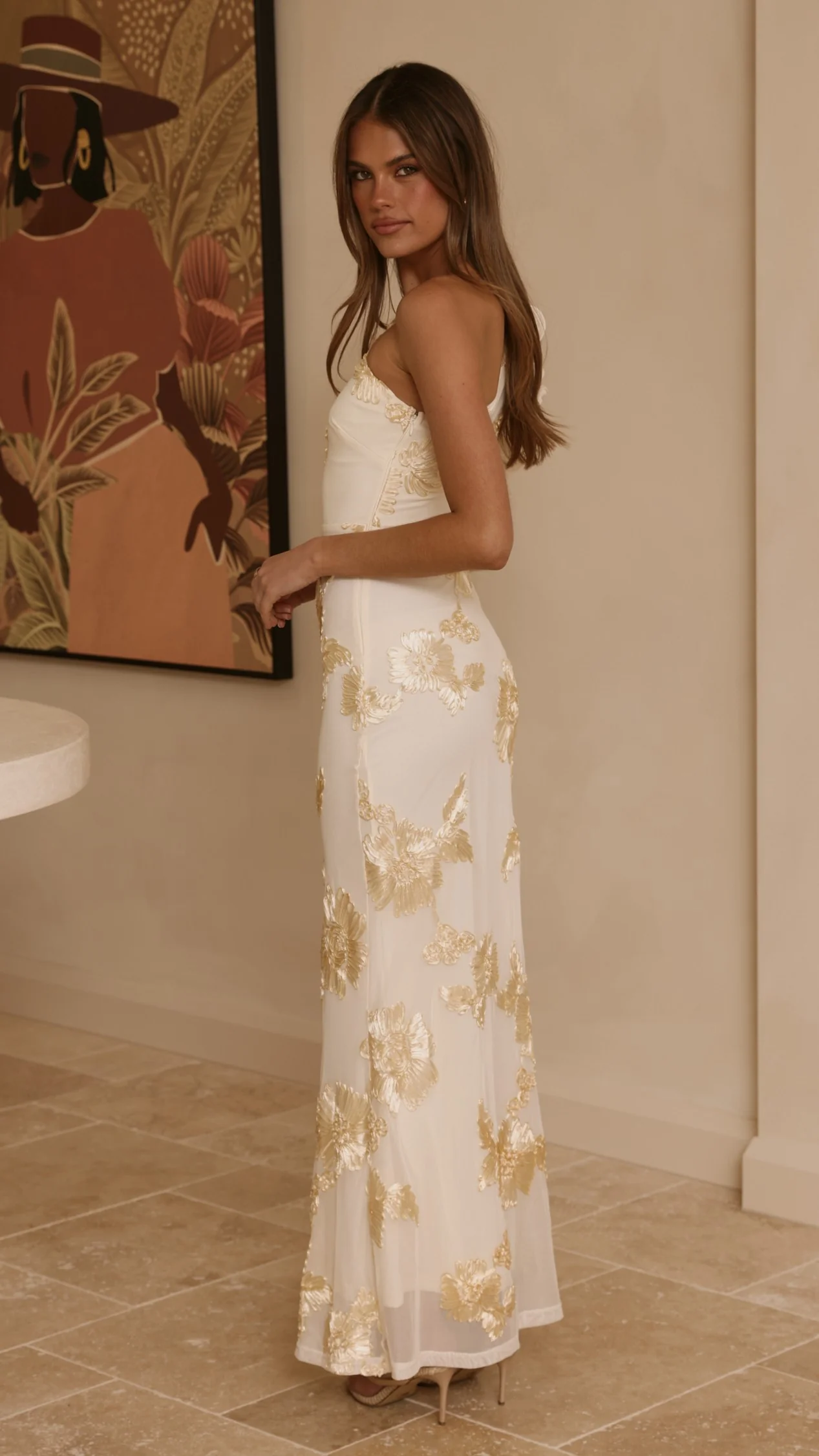 Darlee Maxi Dress - Yellow Floral