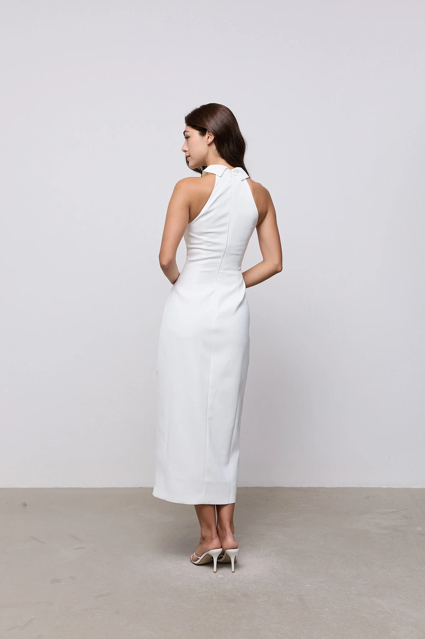 Collar Maxi Dress
