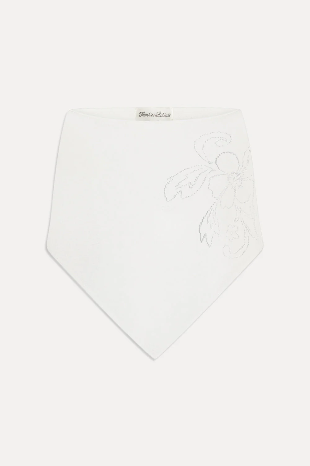 Scout Knit Poncho - White Hibiscus