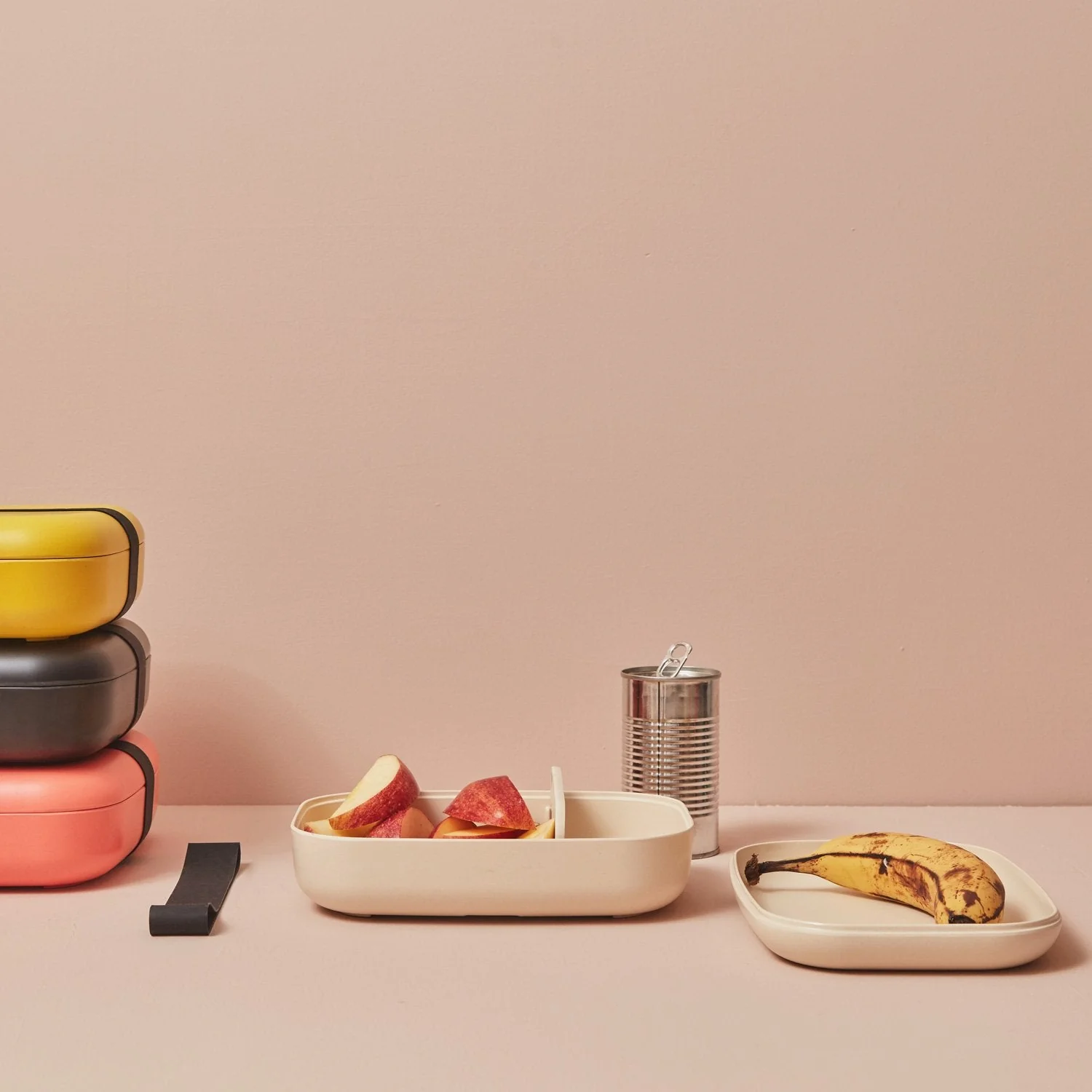 Vogeelle Rectangular Bento Lunch Box -  Off White