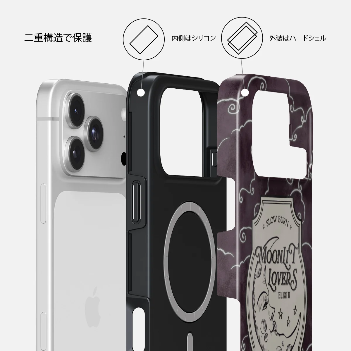 Moonlit Lovers - iPhone 18 Pro Max ケース