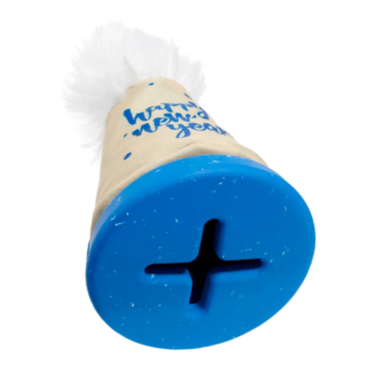 Chew Years Party Hat Durable Super Chewer Enrichment Dog Toy