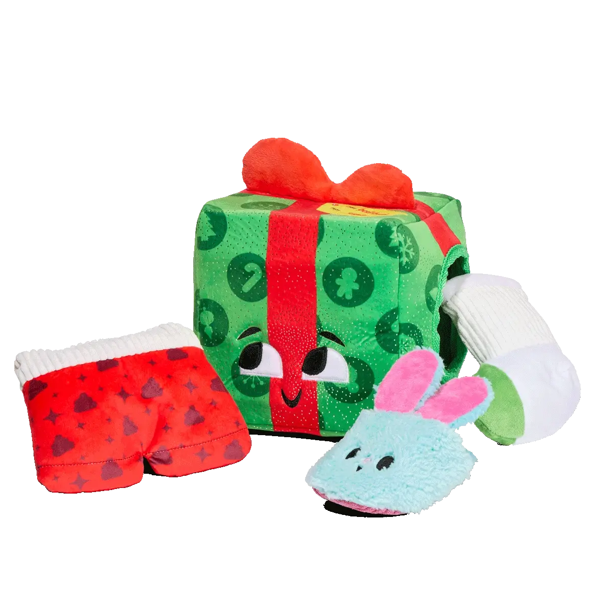 Holly Day's Presents Plush Extra-Large + Multi-Part + Enrichment Dog Toy