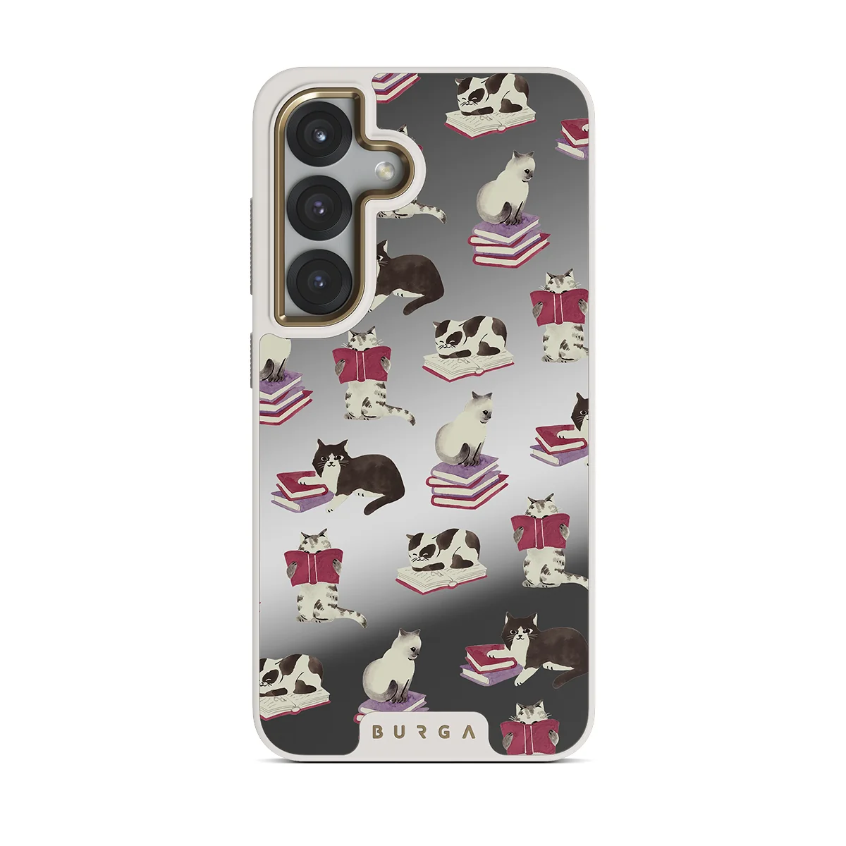 Curious Cat - Samsung Galaxy S25 ケース
